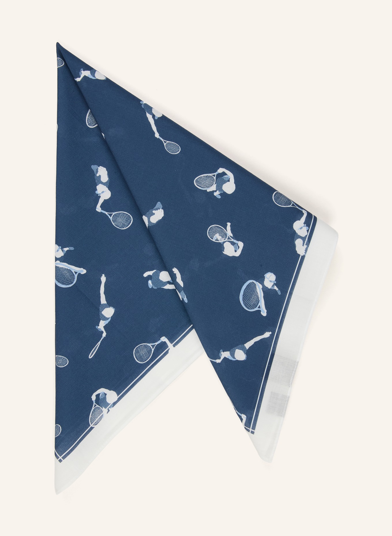 OLYMP Tuch: DUNKELBLAU / WEISS