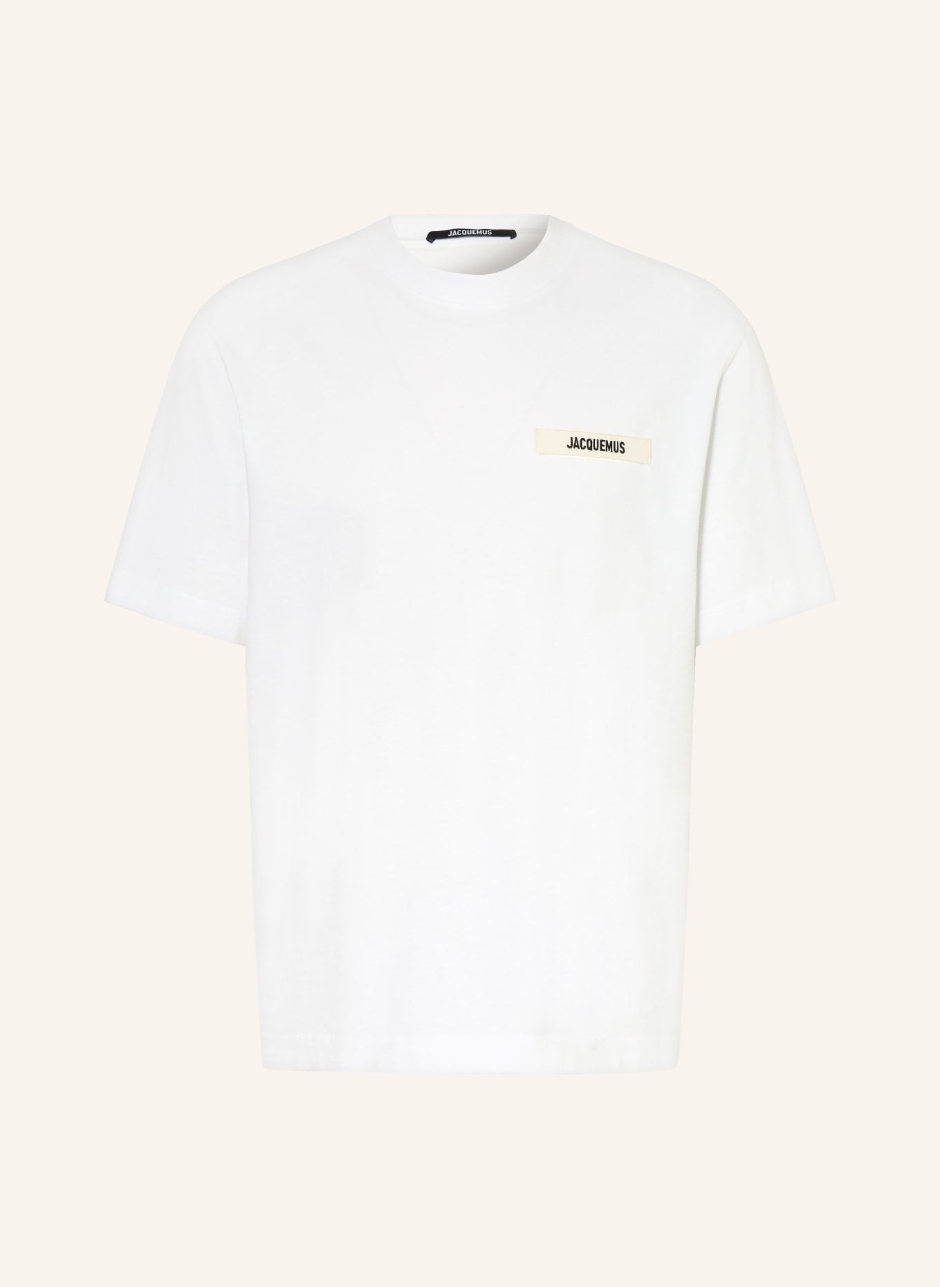 JACQUEMUS T-Shirt LE TSHIRT GROS GRAIN: WEISS
