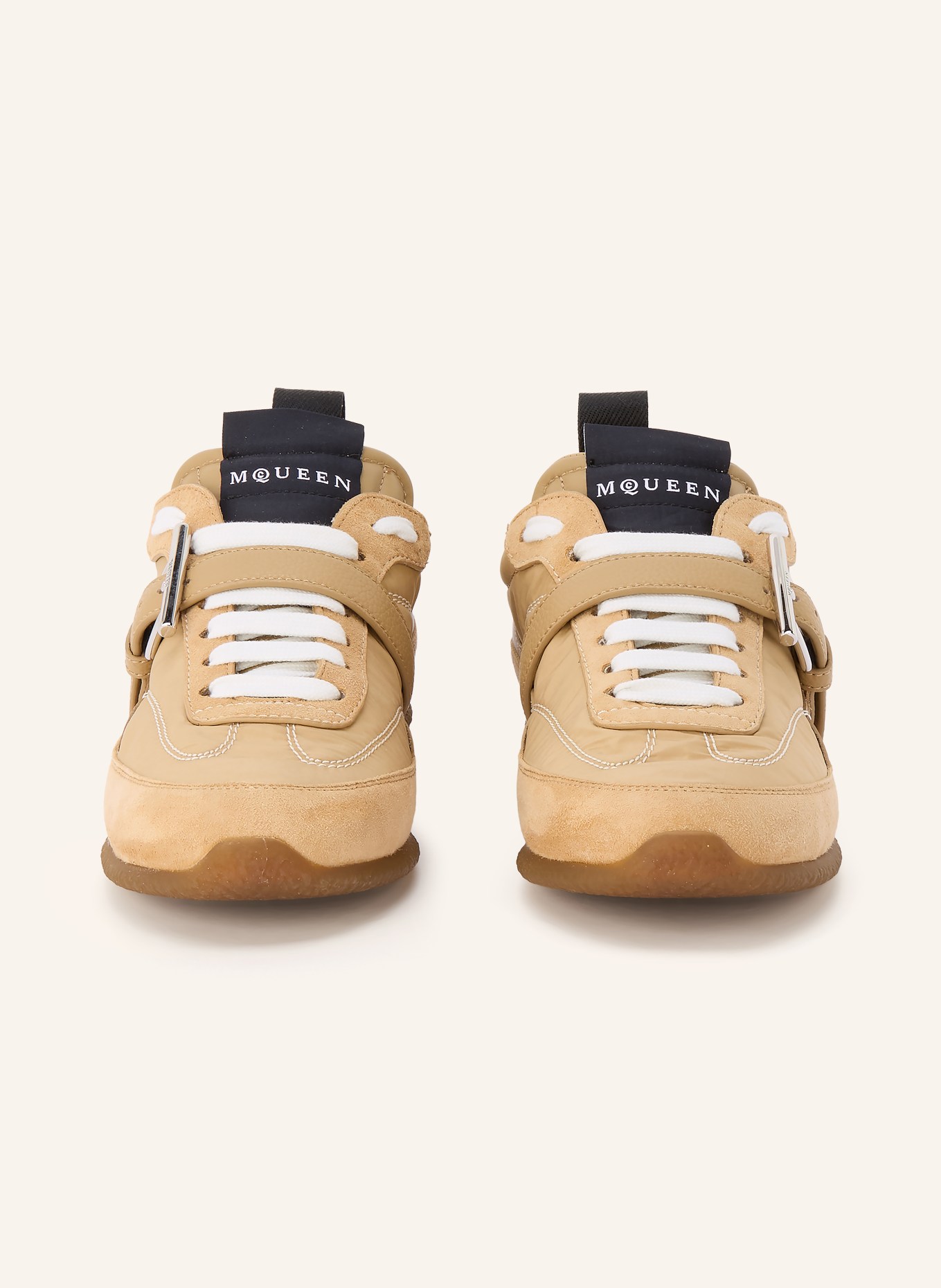 McQUEEN trampki: CAMELOWY / CZARNY