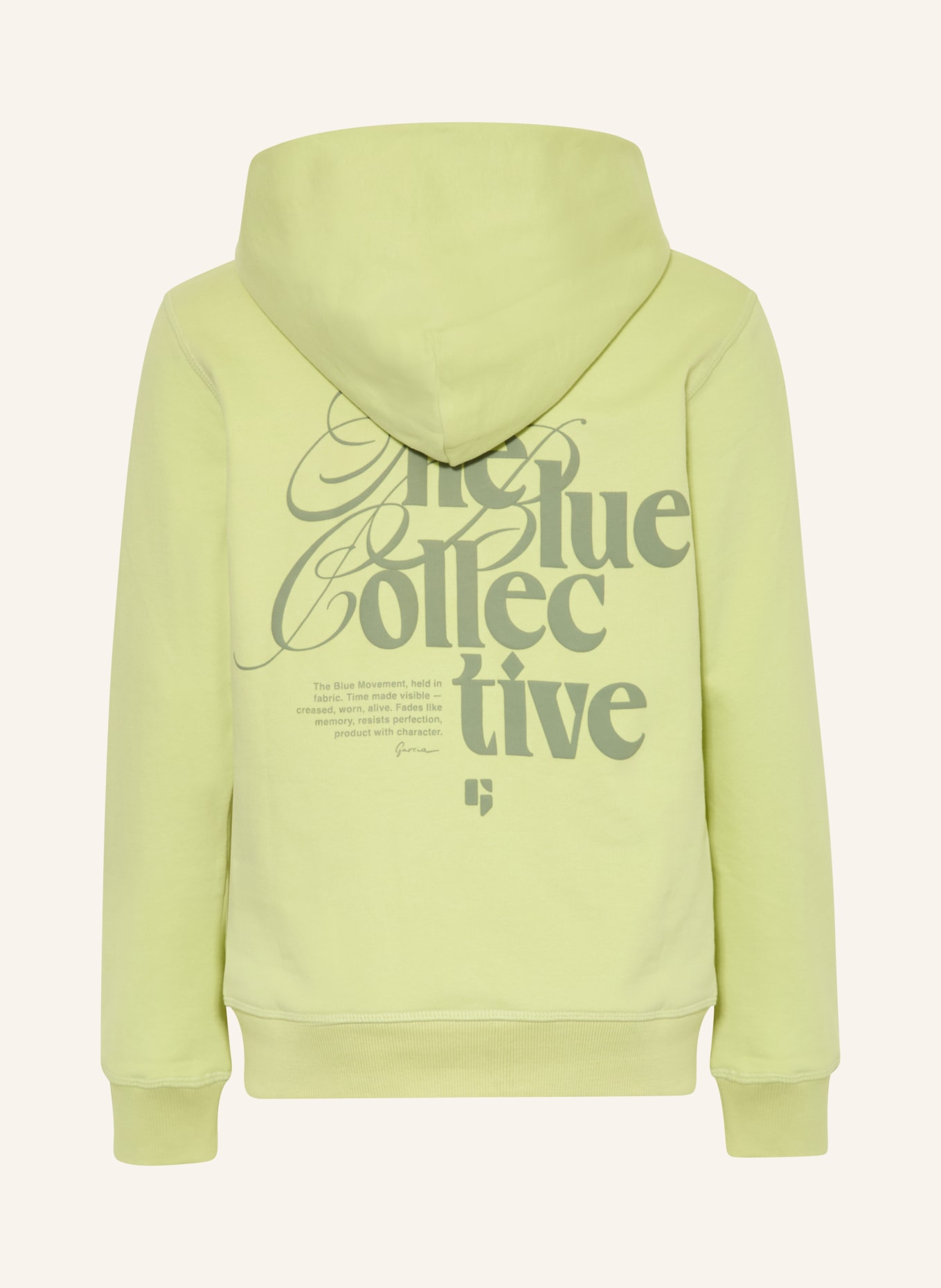 GARCIA hoodie: LIGHT YELLOW