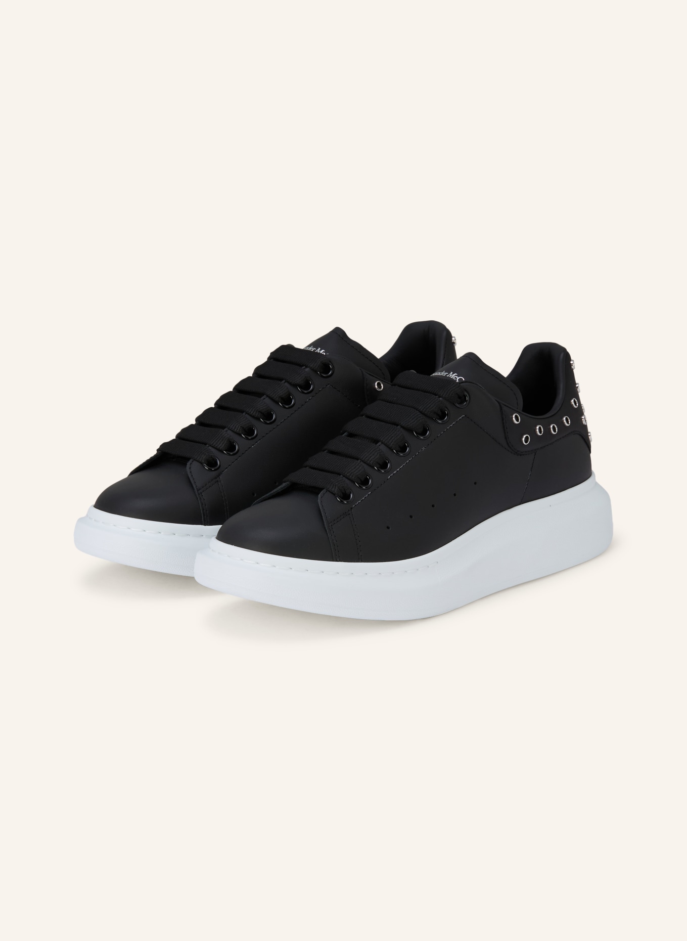 McQUEEN Sneaker mit Nieten: SCHWARZ