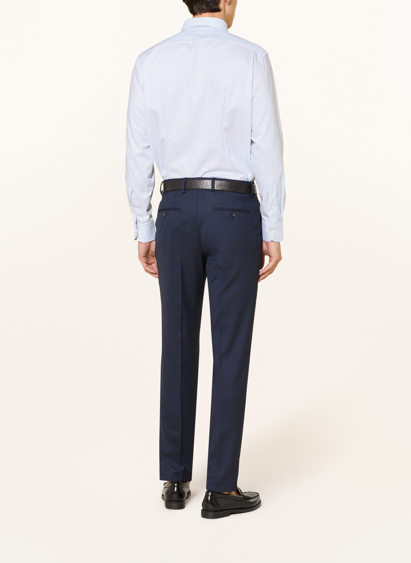 OLYMP Hemd modern fit: WEISS / HELLBLAU