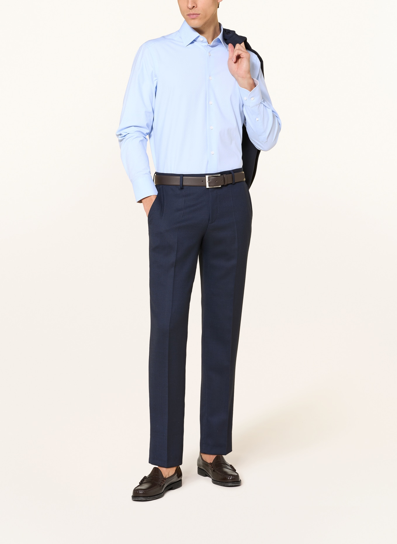 OLYMP Hemd modern fit: HELLBLAU