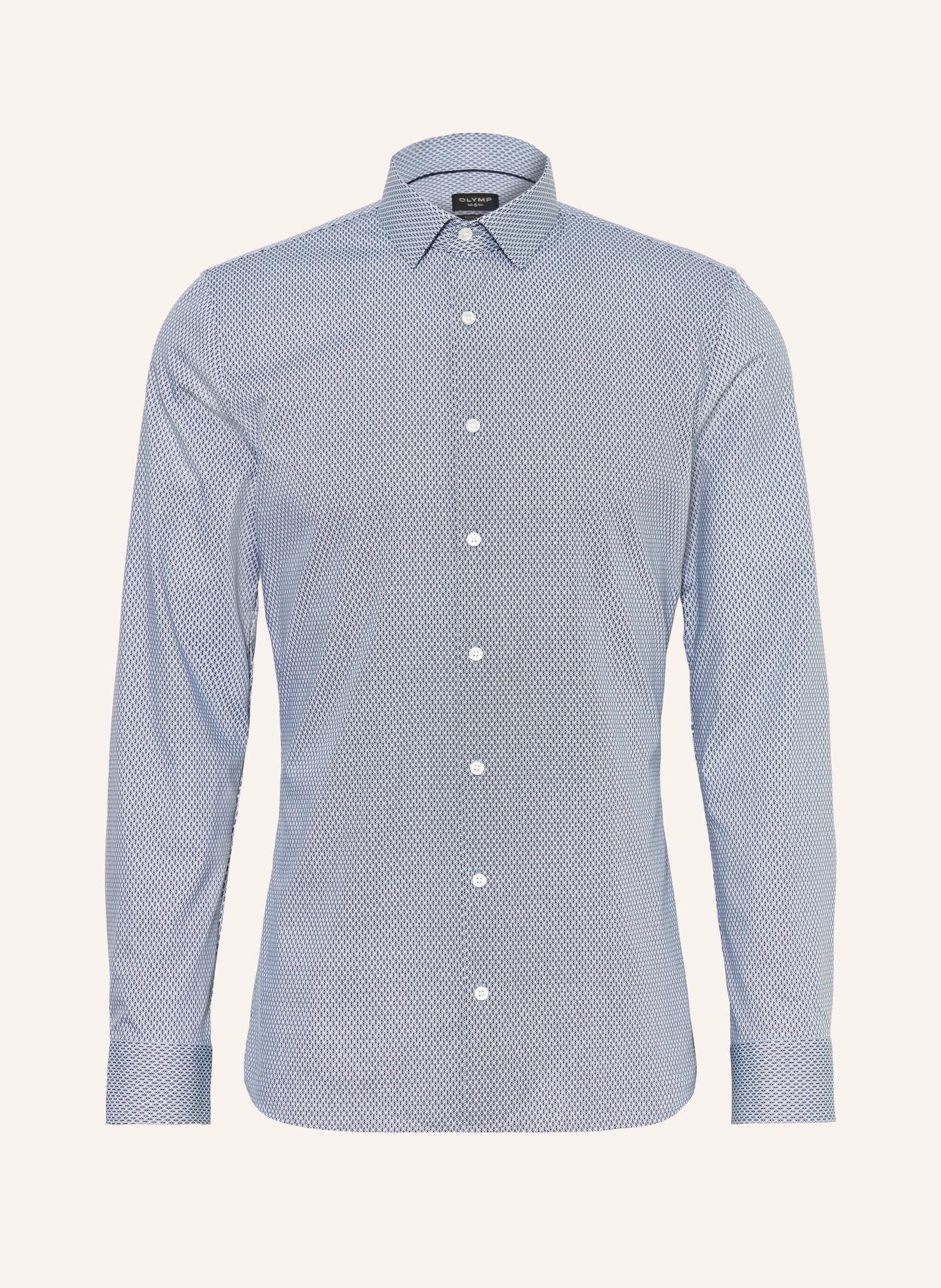 OLYMP Hemd No. Six super slim: DUNKELBLAU