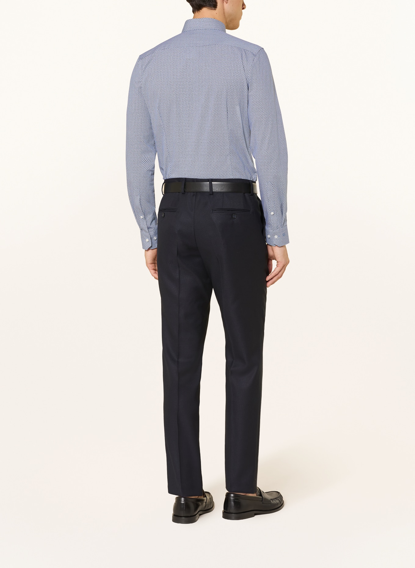 OLYMP Hemd No. Six super slim: DUNKELBLAU