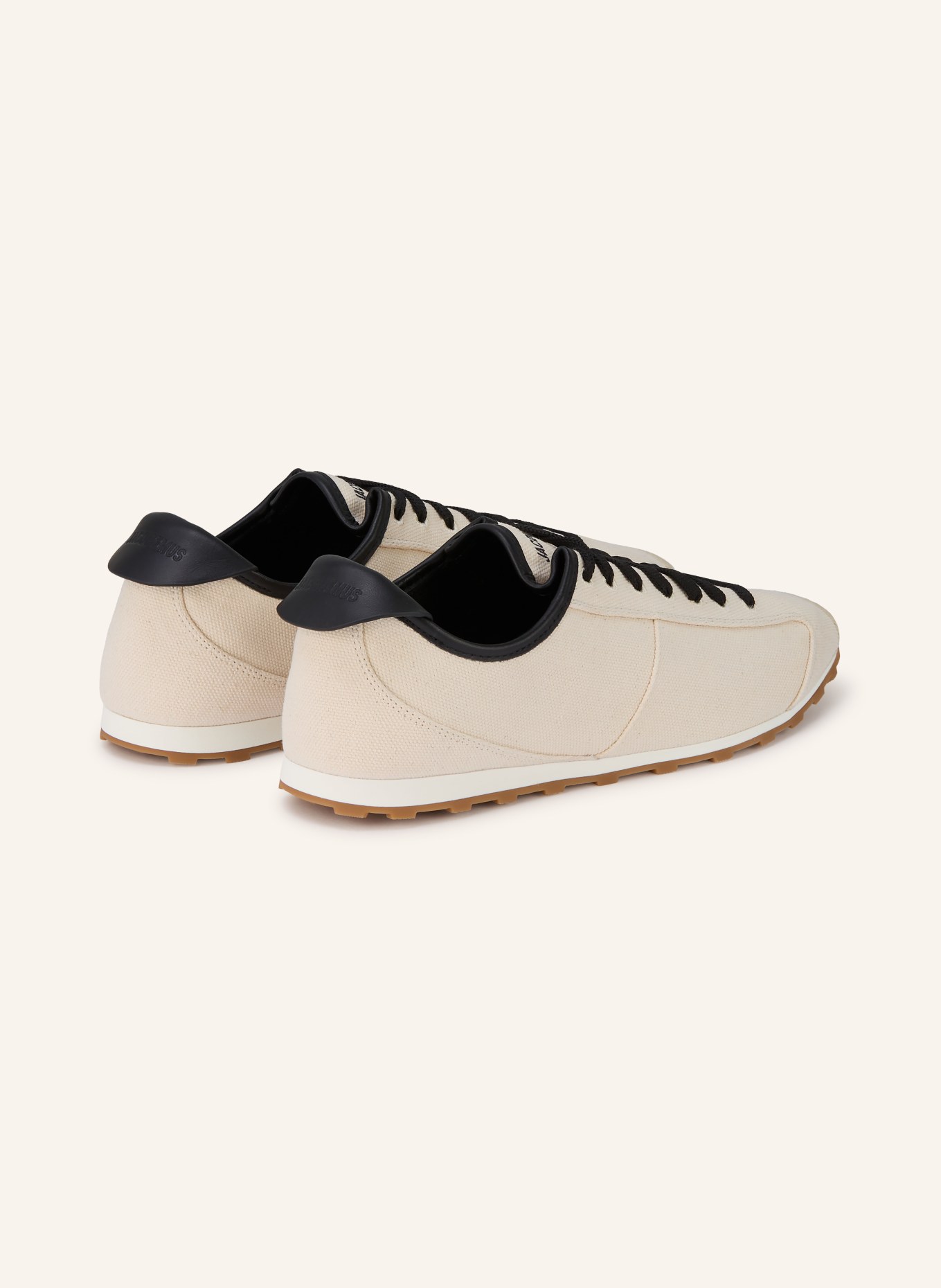 JACQUEMUS Sneaker LES TENNIS: BEIGE / DUNKELBRAUN