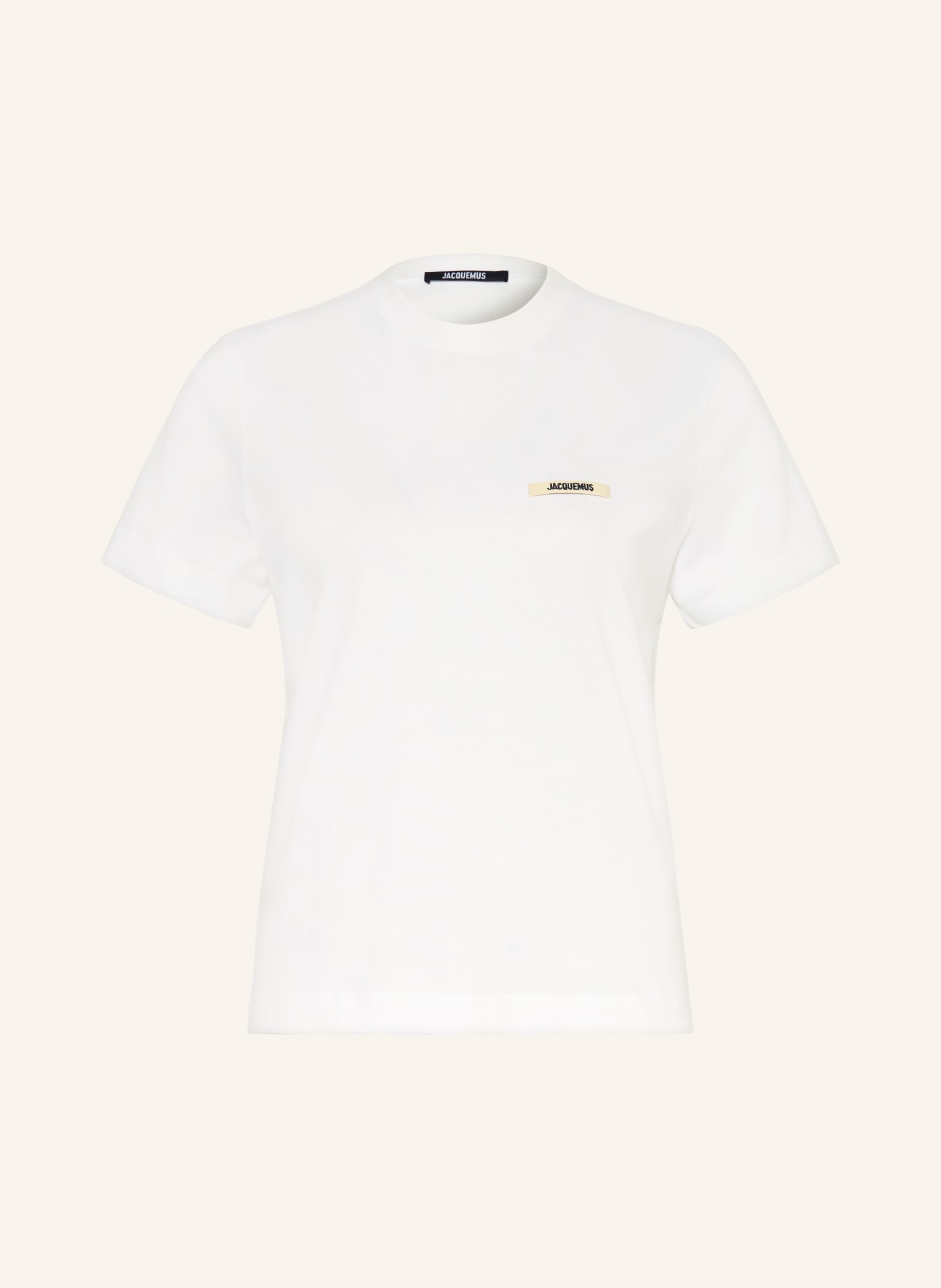 JACQUEMUS T-Shirt LE T-SHIRT GROS GRAIN: WEISS