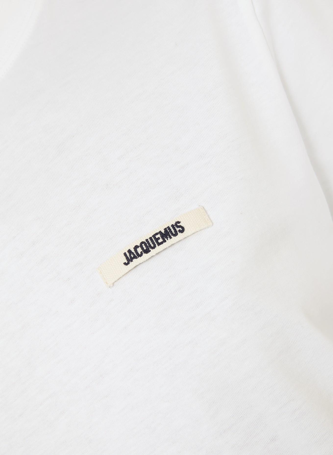 JACQUEMUS T-Shirt LE T-SHIRT GROS GRAIN: WEISS