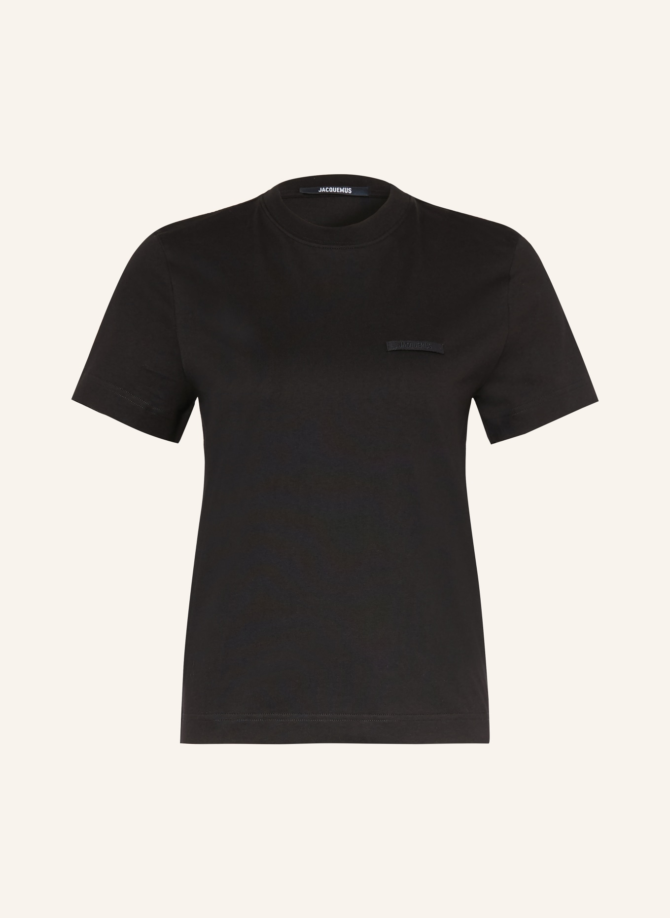 JACQUEMUS T-Shirt LE T-SHIRT GROS GRAIN: SCHWARZ