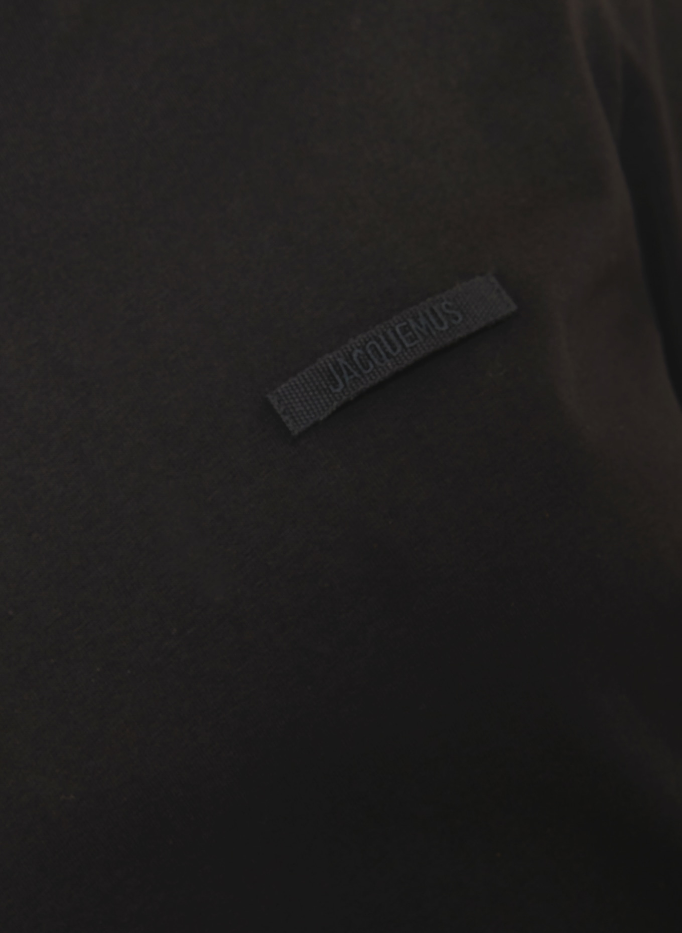 JACQUEMUS T-Shirt LE T-SHIRT GROS GRAIN: SCHWARZ