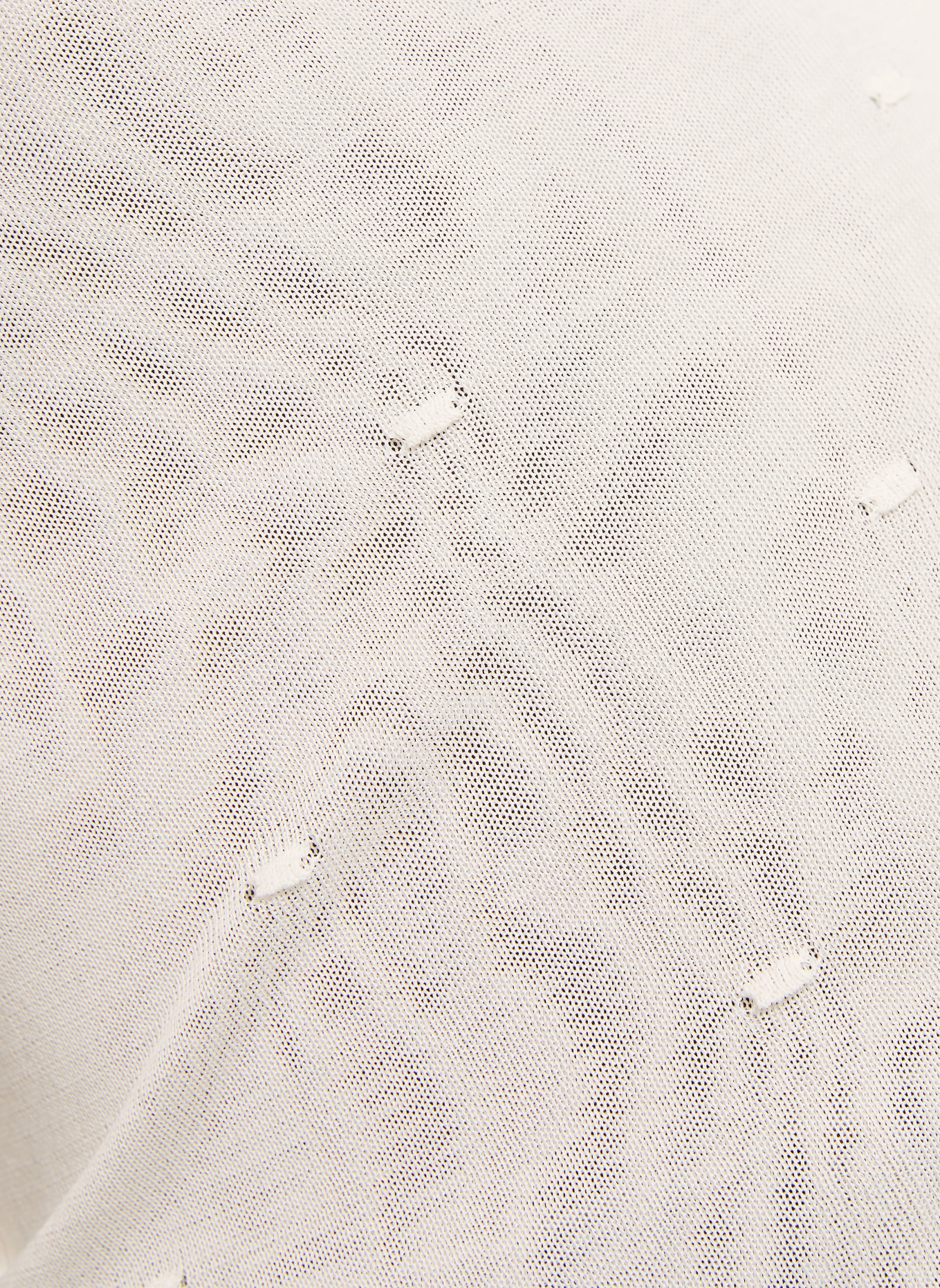 JACQUEMUS Stricktop LA MAILLE PLUMETIS: ECRU