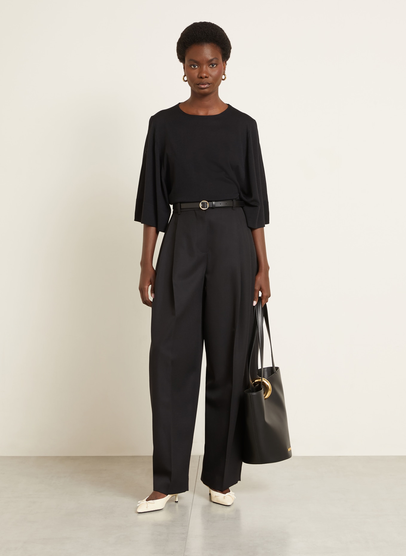 JACQUEMUS Marlenehose LE PANTALON D'HOMME: SCHWARZ