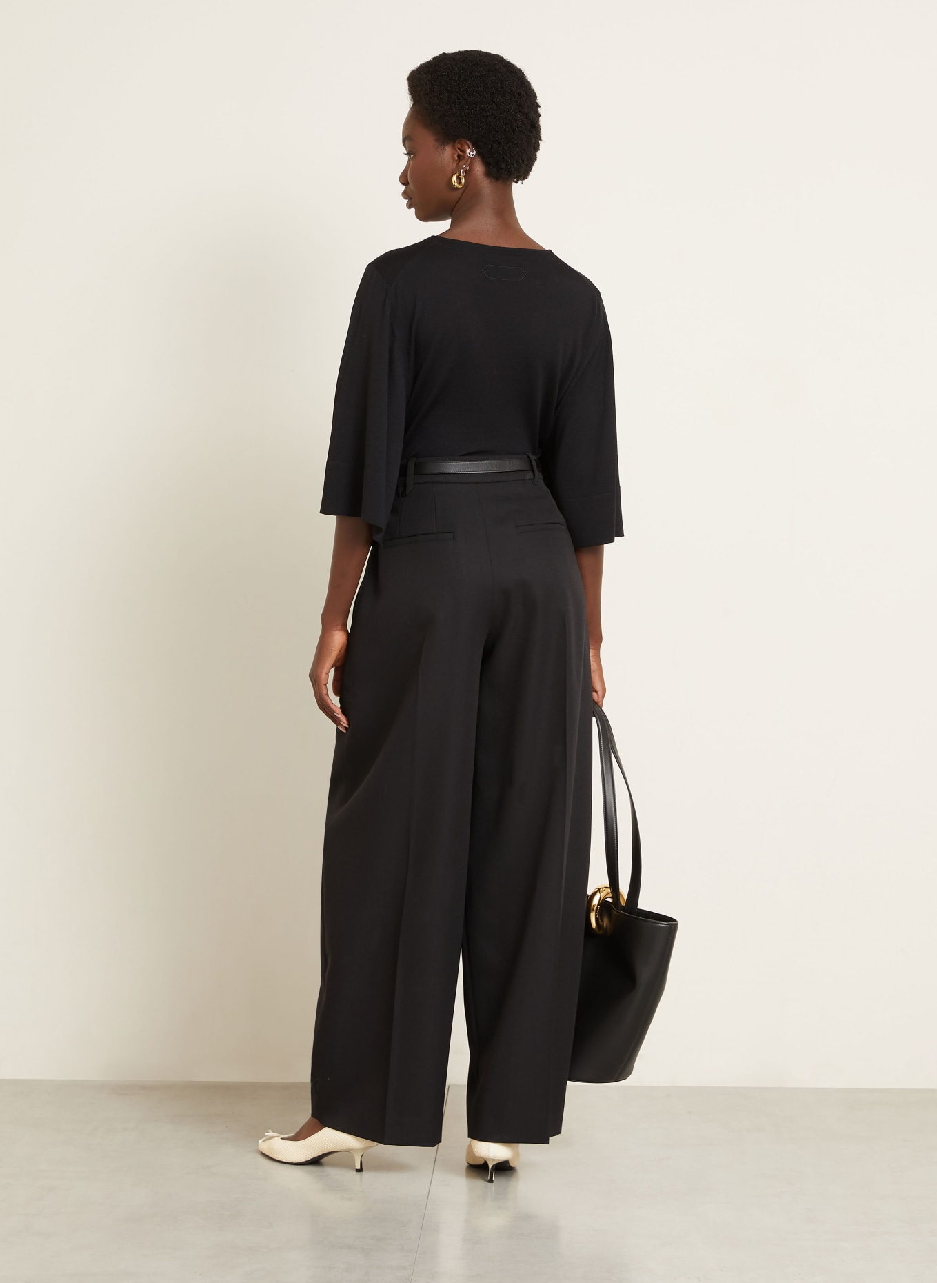 JACQUEMUS Marlenehose LE PANTALON D'HOMME: SCHWARZ