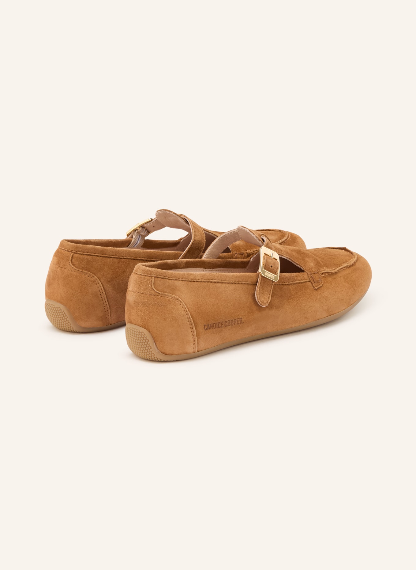 Candice Cooper Mary-Jane-Loafer ROCK MOK: BRAUN