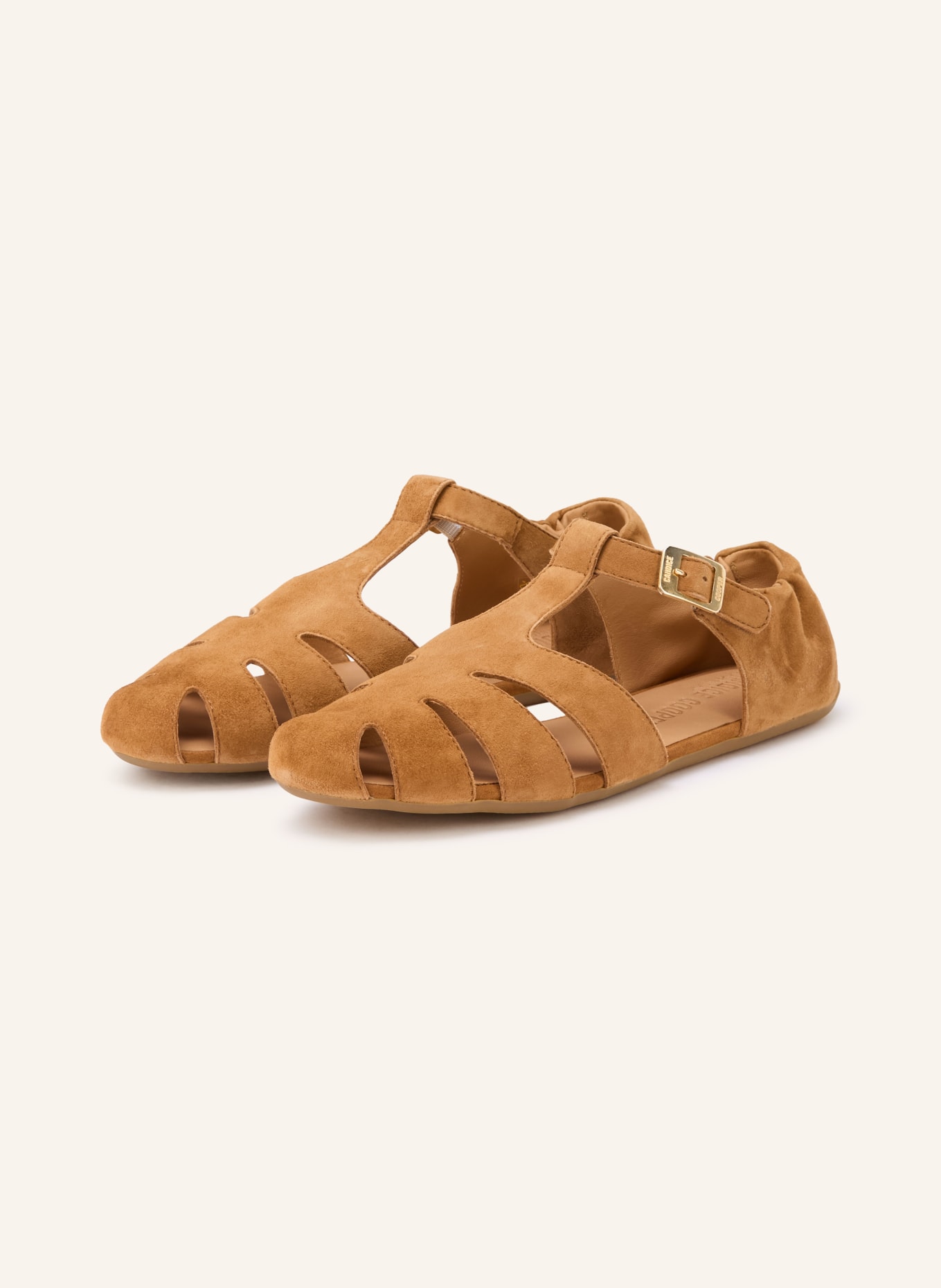 Candice Cooper ROCK T-BAR Sandals: BROWN