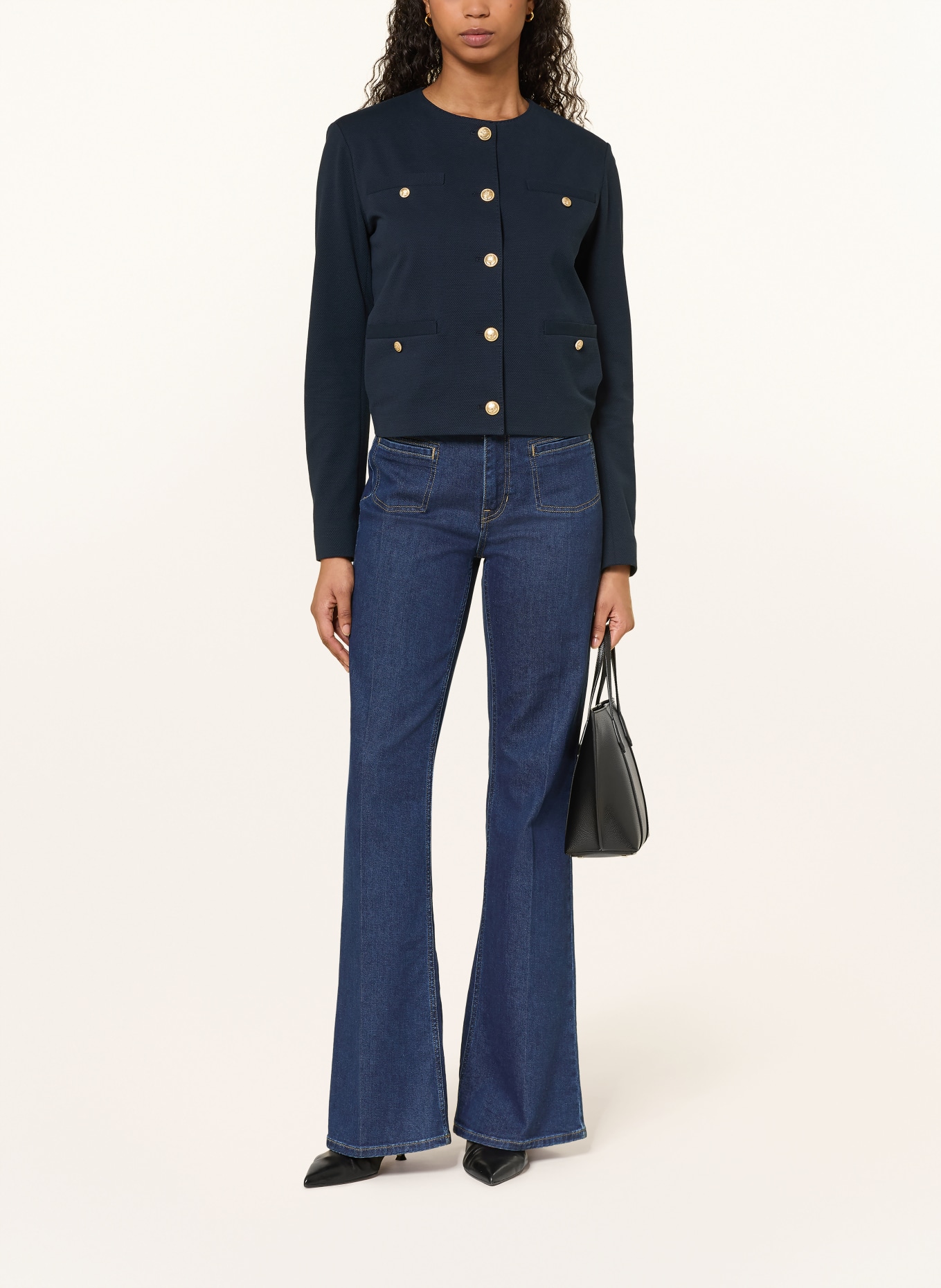 CIRCOLO 1901 Kastenjacke: DUNKELBLAU