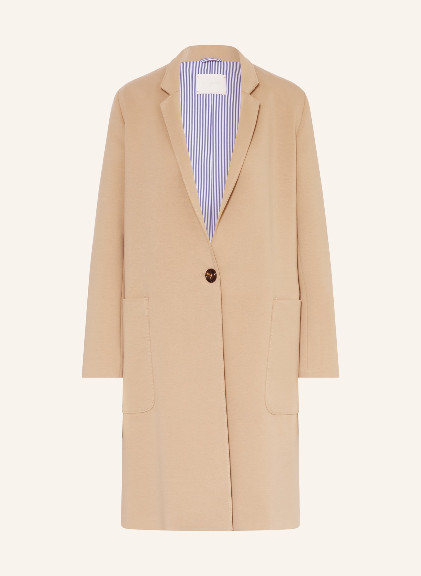 CIRCOLO 1901 coat: CAMEL