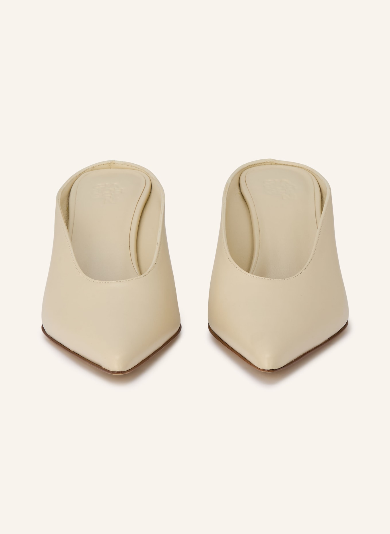 GIA BORGHINI Klapki SABRINA: KREMOWY