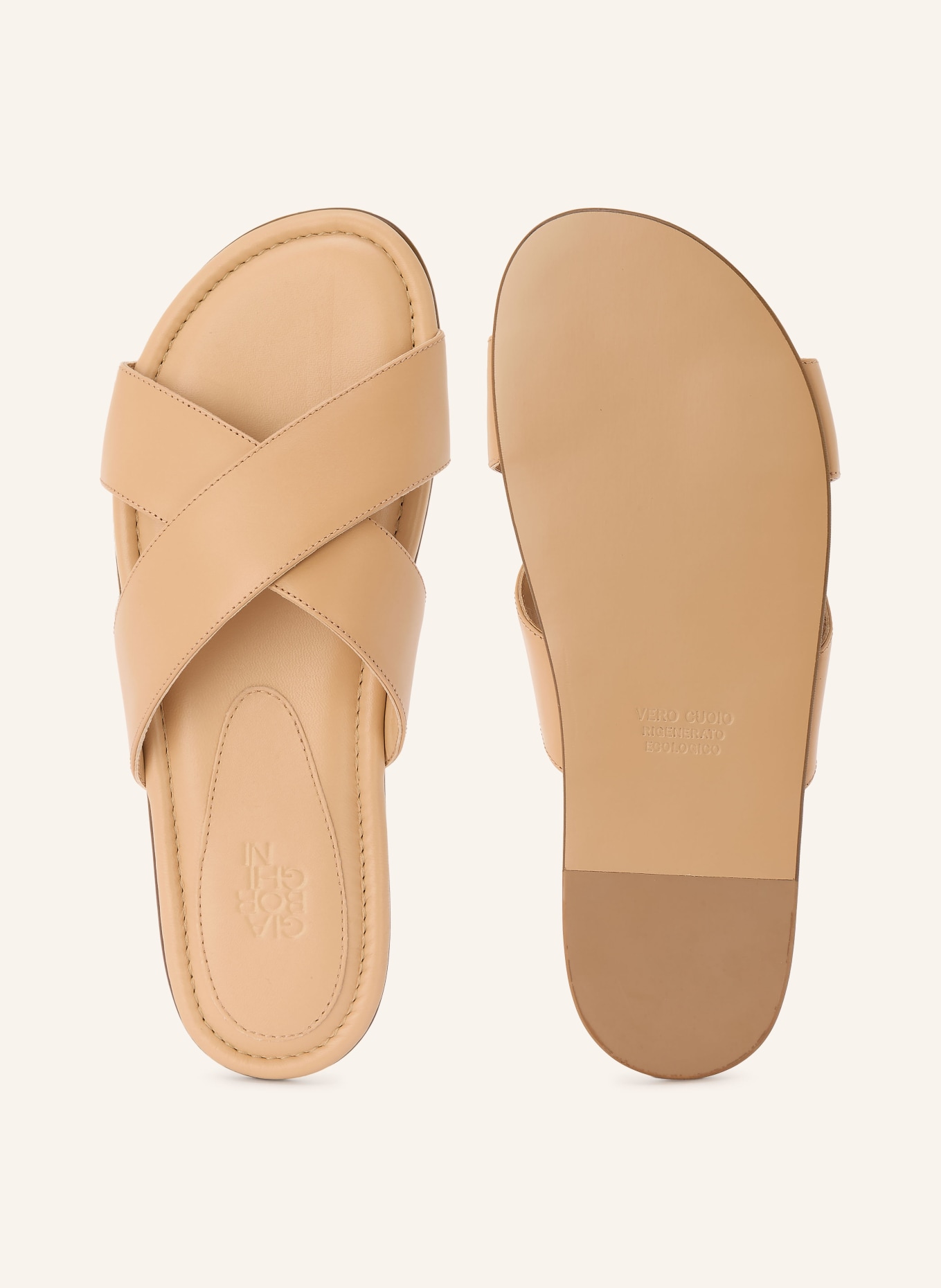 GIA BORGHINI Pantoletten HINA: BEIGE