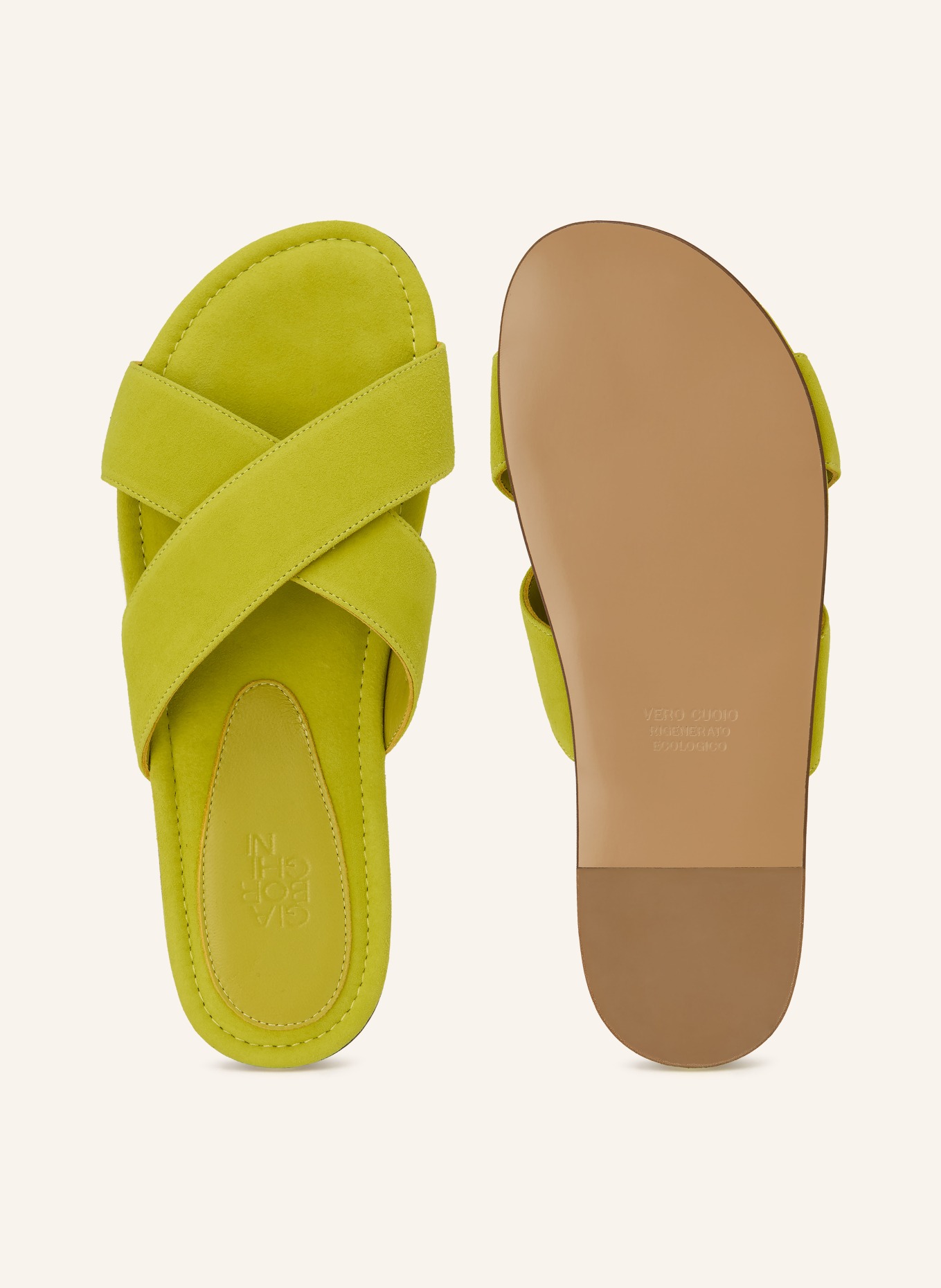 GIA BORGHINI Pantoletten HINA: HELLGRÜN