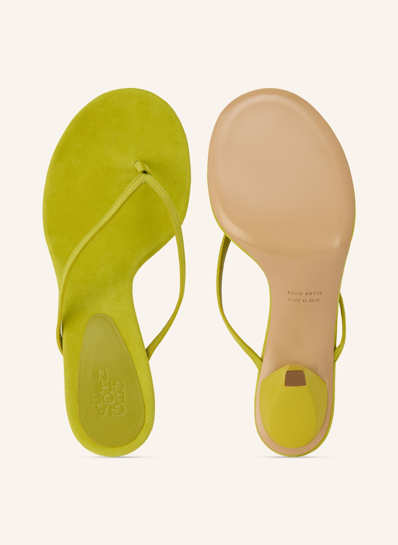 GIA BORGHINI Sandaletten AURORINA: NEONGRÜN