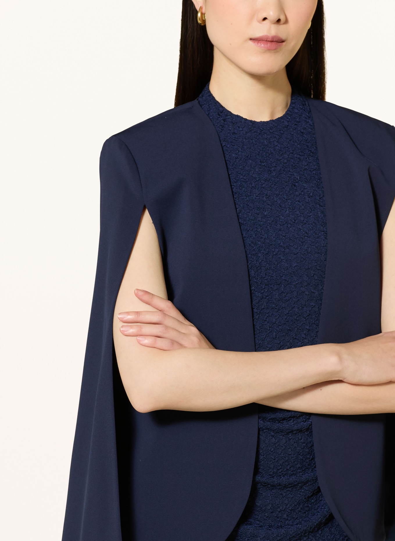 SWING Blazerweste: DUNKELBLAU