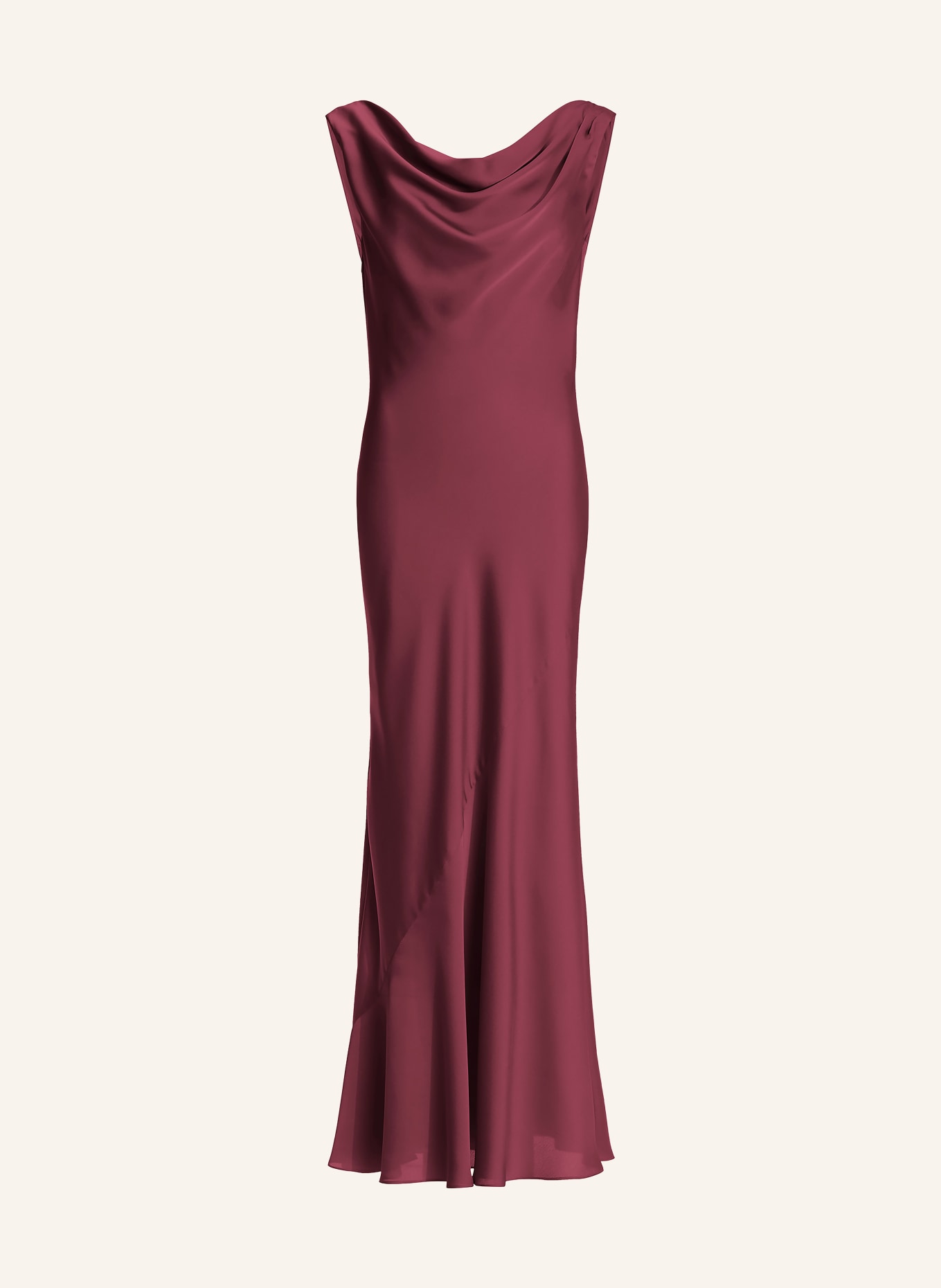 SWING večerní šaty: TMAVĚ ČERVENÁ