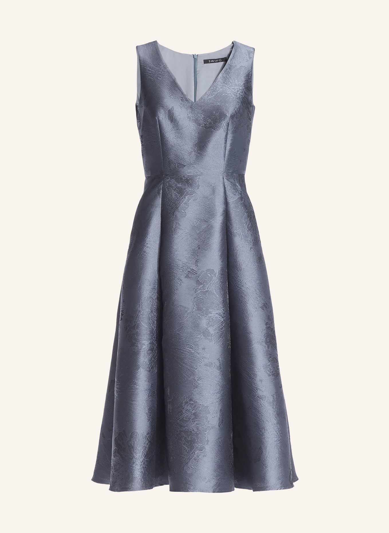 SWING cocktail dress: BLUE GRAY