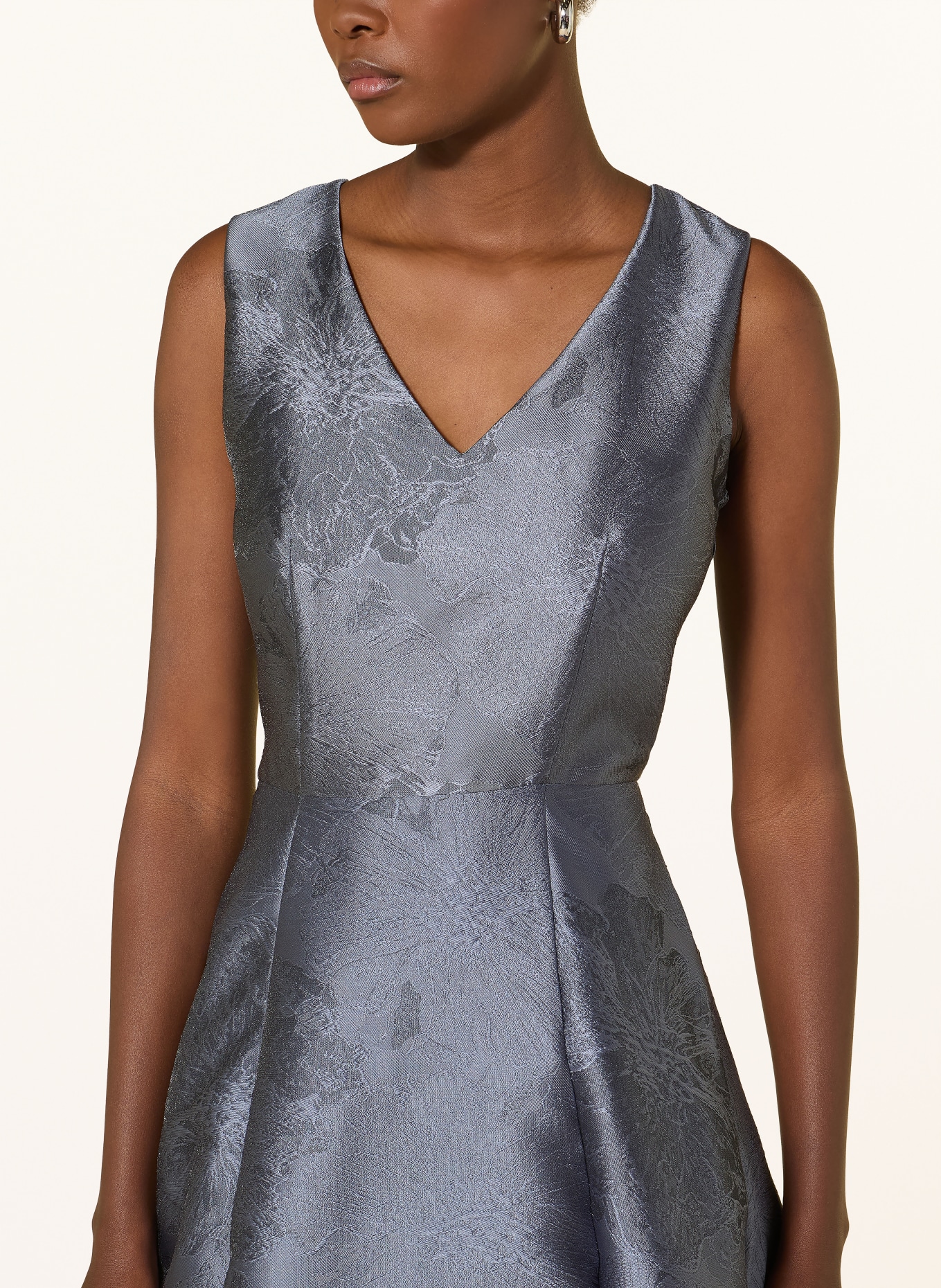 SWING cocktail dress: BLUE GRAY