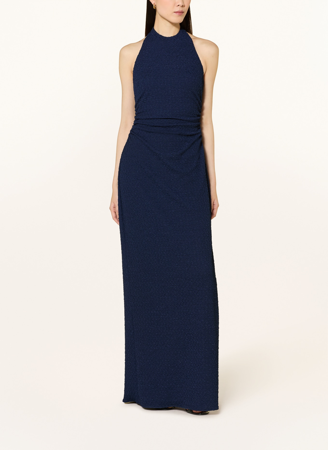 SWING Jersey evening dress: DARK BLUE