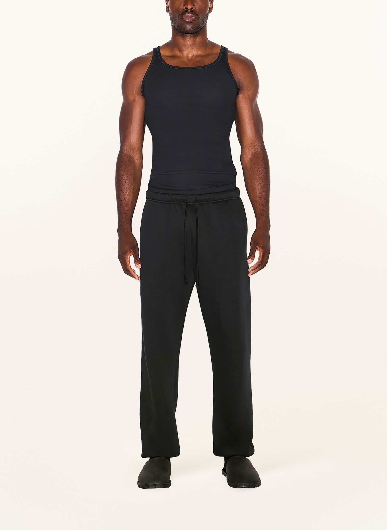 SKIMS Spodnie dresowe FLEECE LOUNGE: WASHED ONYX