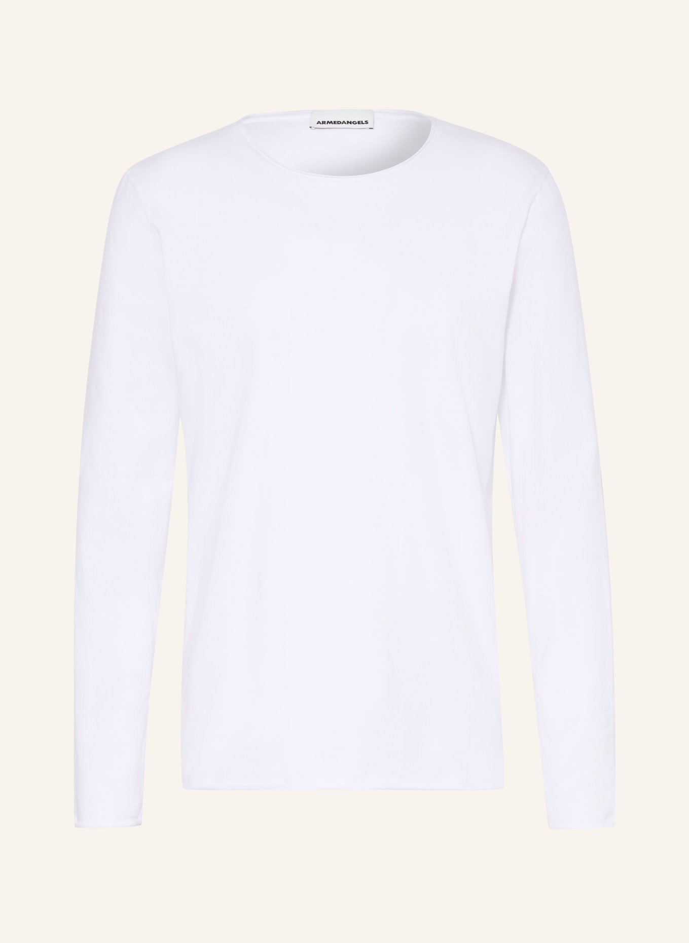 ARMEDANGELS Longsleeve JAAMES: WEISS