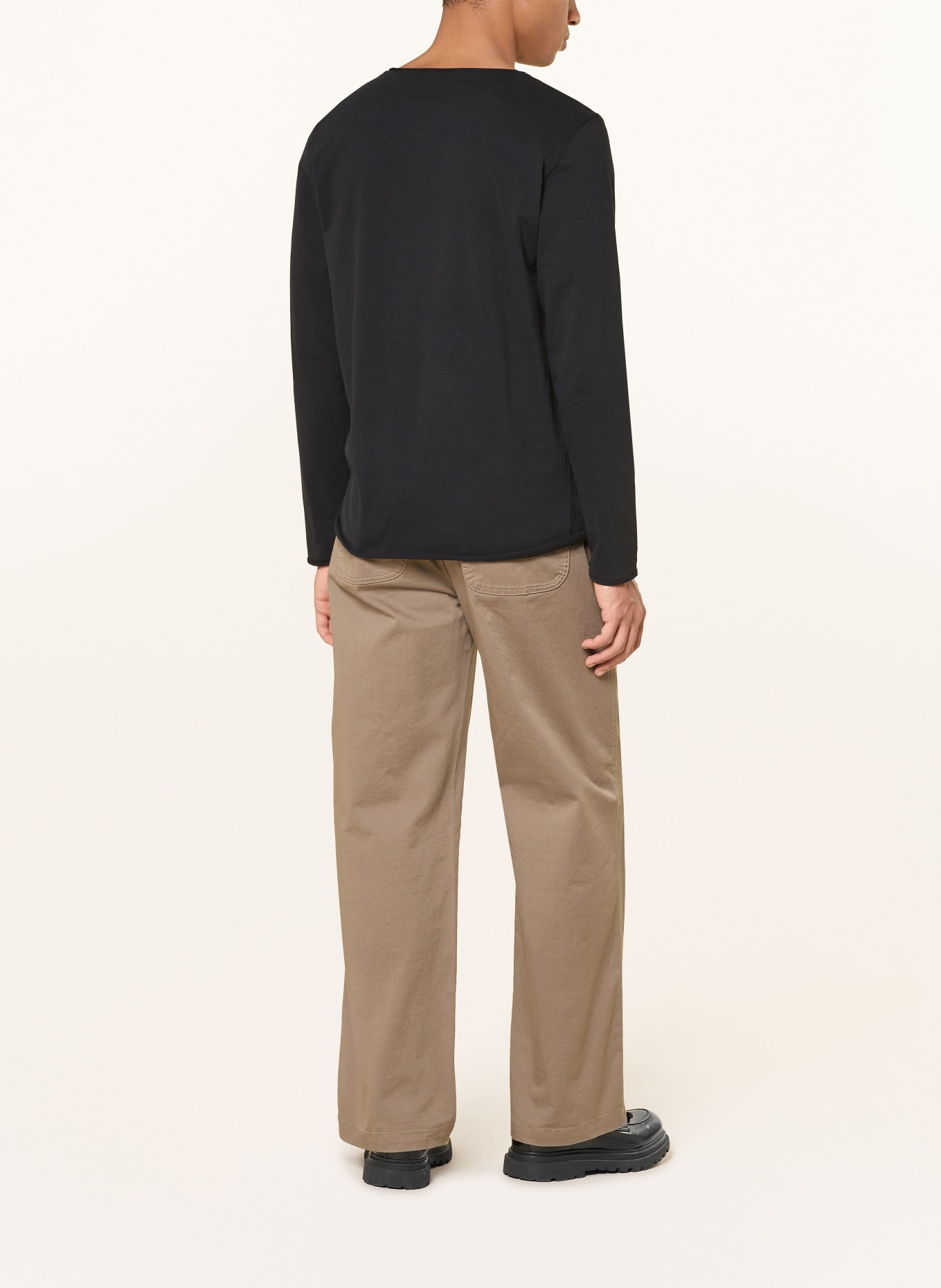 ARMEDANGELS T-shirt à manches longues JAAMES: NOIR