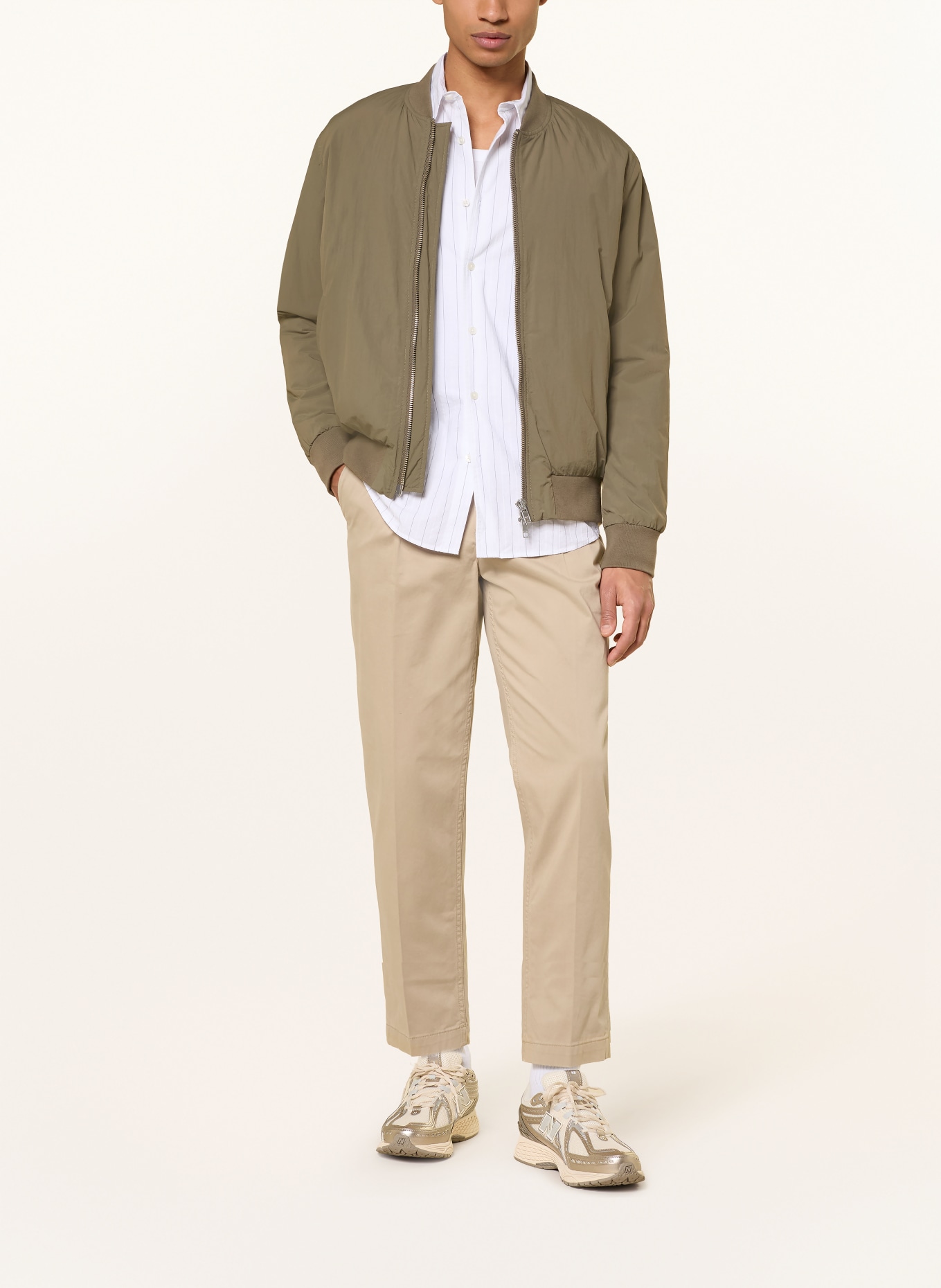 ARMEDANGELS Chino TAAMIR Regular Fit: BÉŽOVÁ