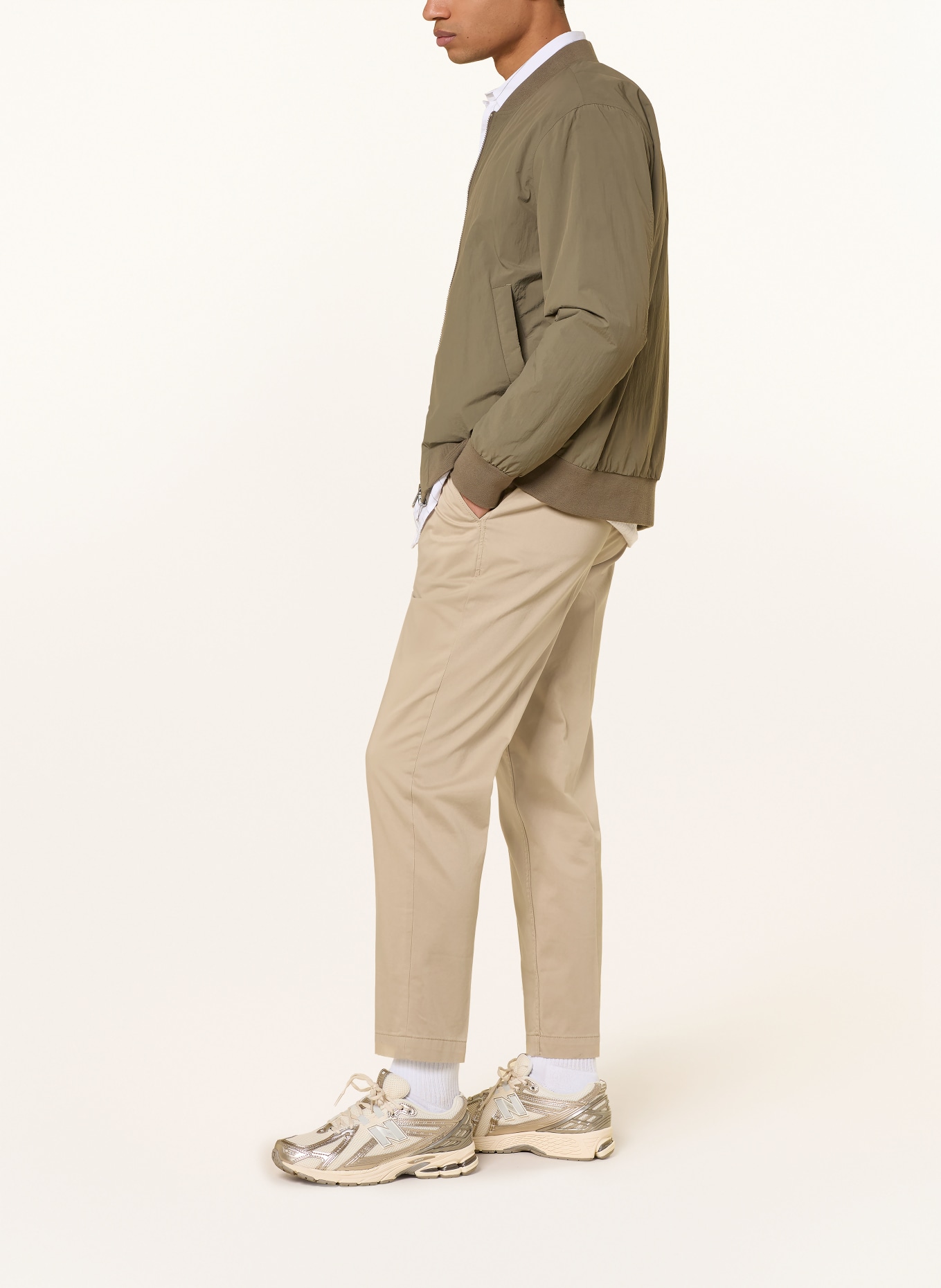 ARMEDANGELS Chino TAAMIR Regular Fit: BÉŽOVÁ