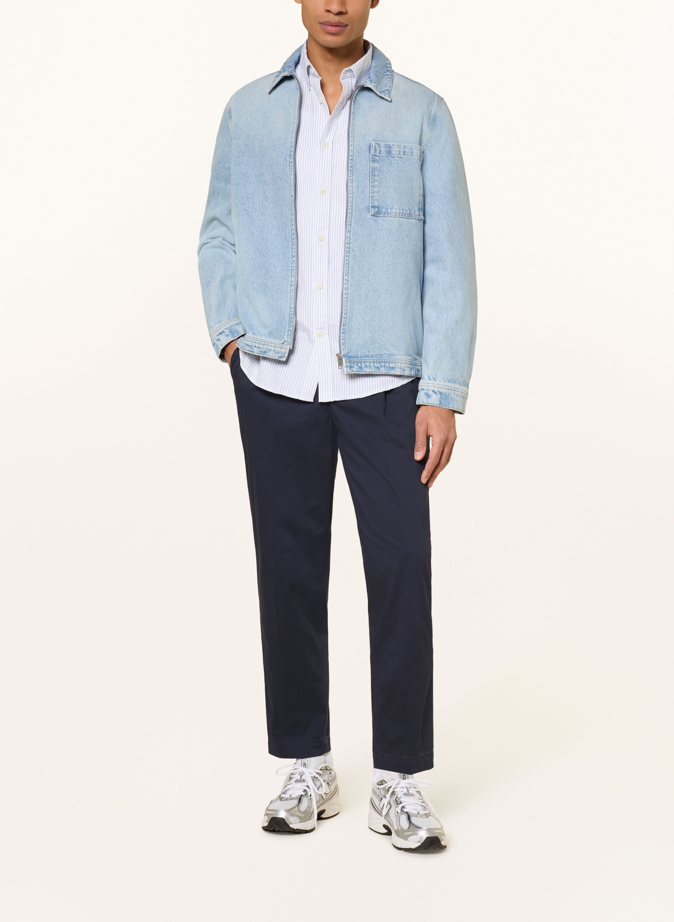 ARMEDANGELS Chino TAAMIR Regular Fit: TMAVĚ MODRÁ