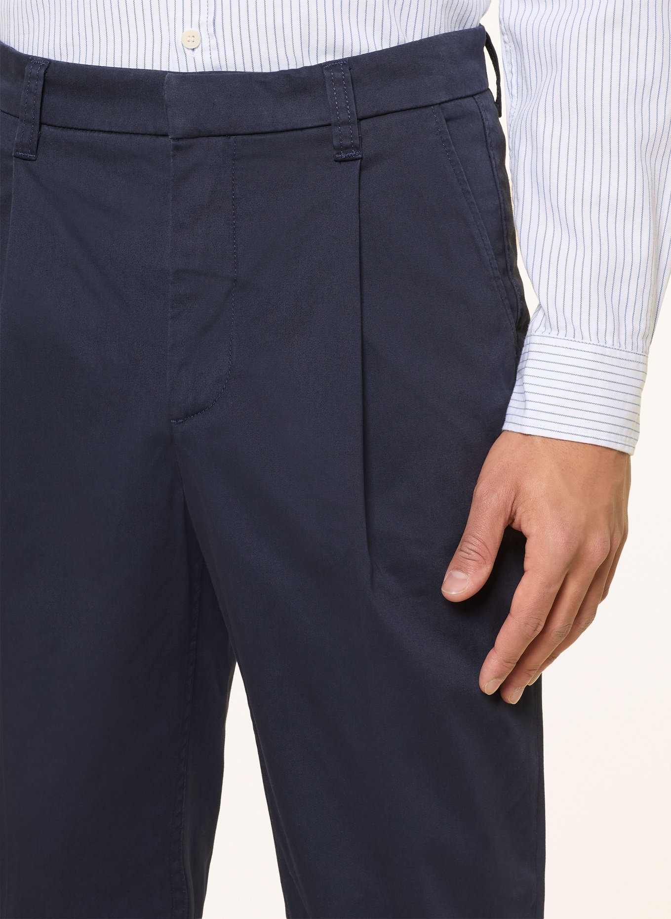 ARMEDANGELS Chino TAAMIR Regular Fit: TMAVĚ MODRÁ