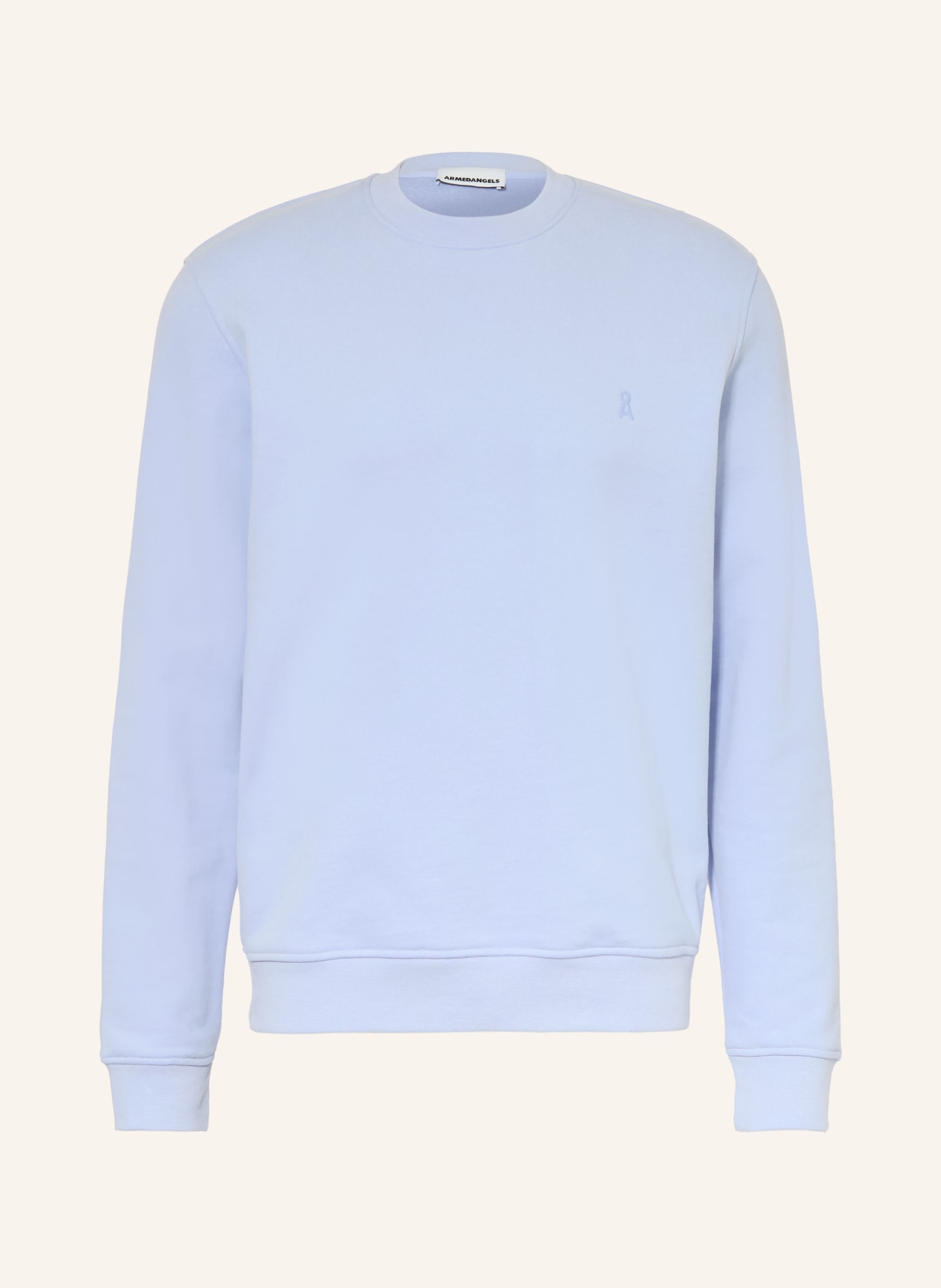 ARMEDANGELS Sweatshirt BAARO LOOP: HELLBLAU