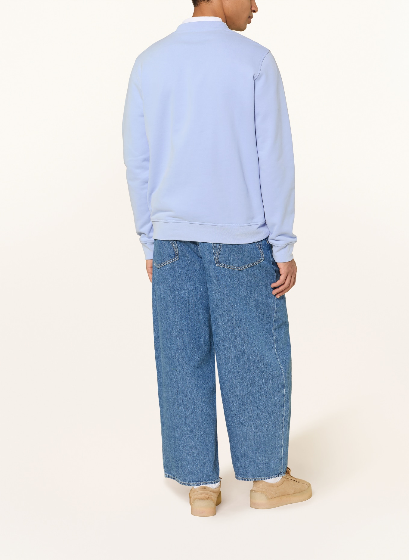ARMEDANGELS Sweatshirt BAARO LOOP: HELLBLAU
