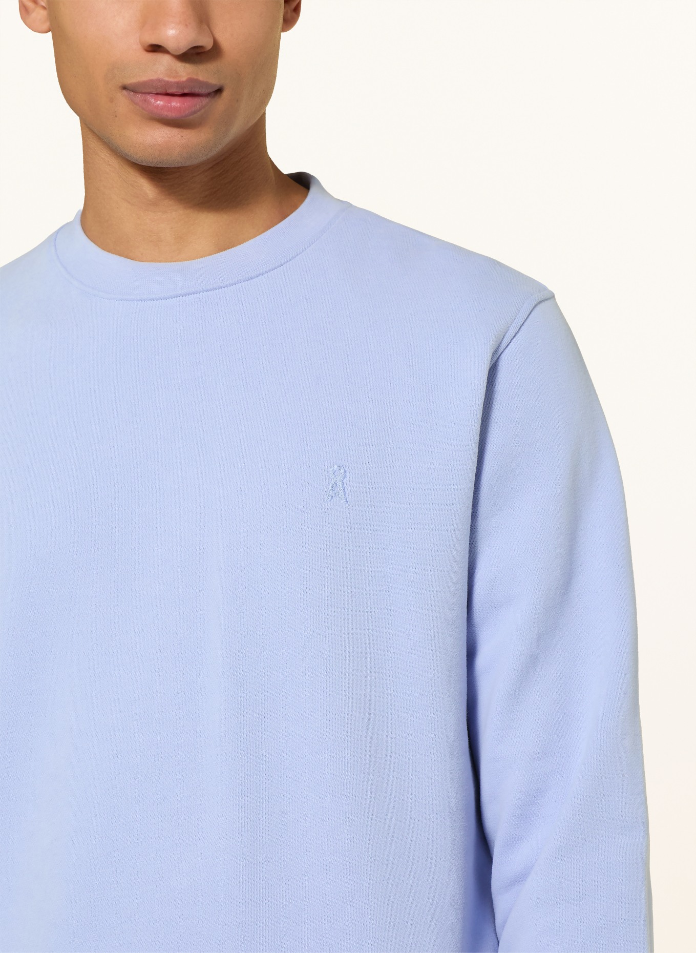 ARMEDANGELS Sweatshirt BAARO LOOP: HELLBLAU