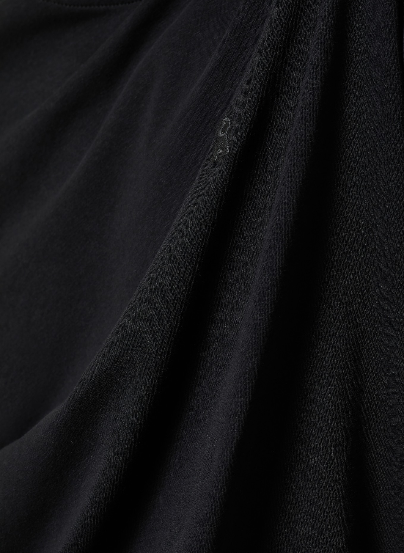 ARMEDANGELS T-Shirt MAARKOS mit Leinen: SCHWARZ