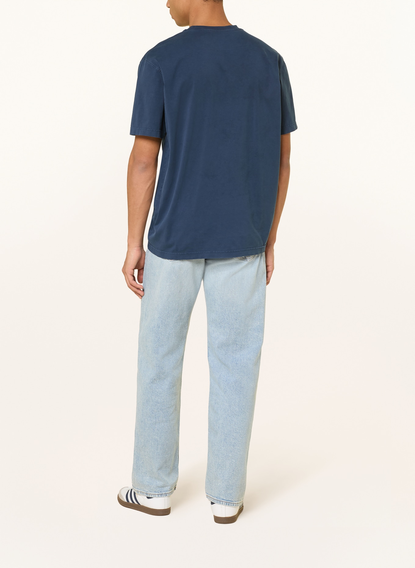 ARMEDANGELS T-Shirt MAARKOS: DUNKELBLAU