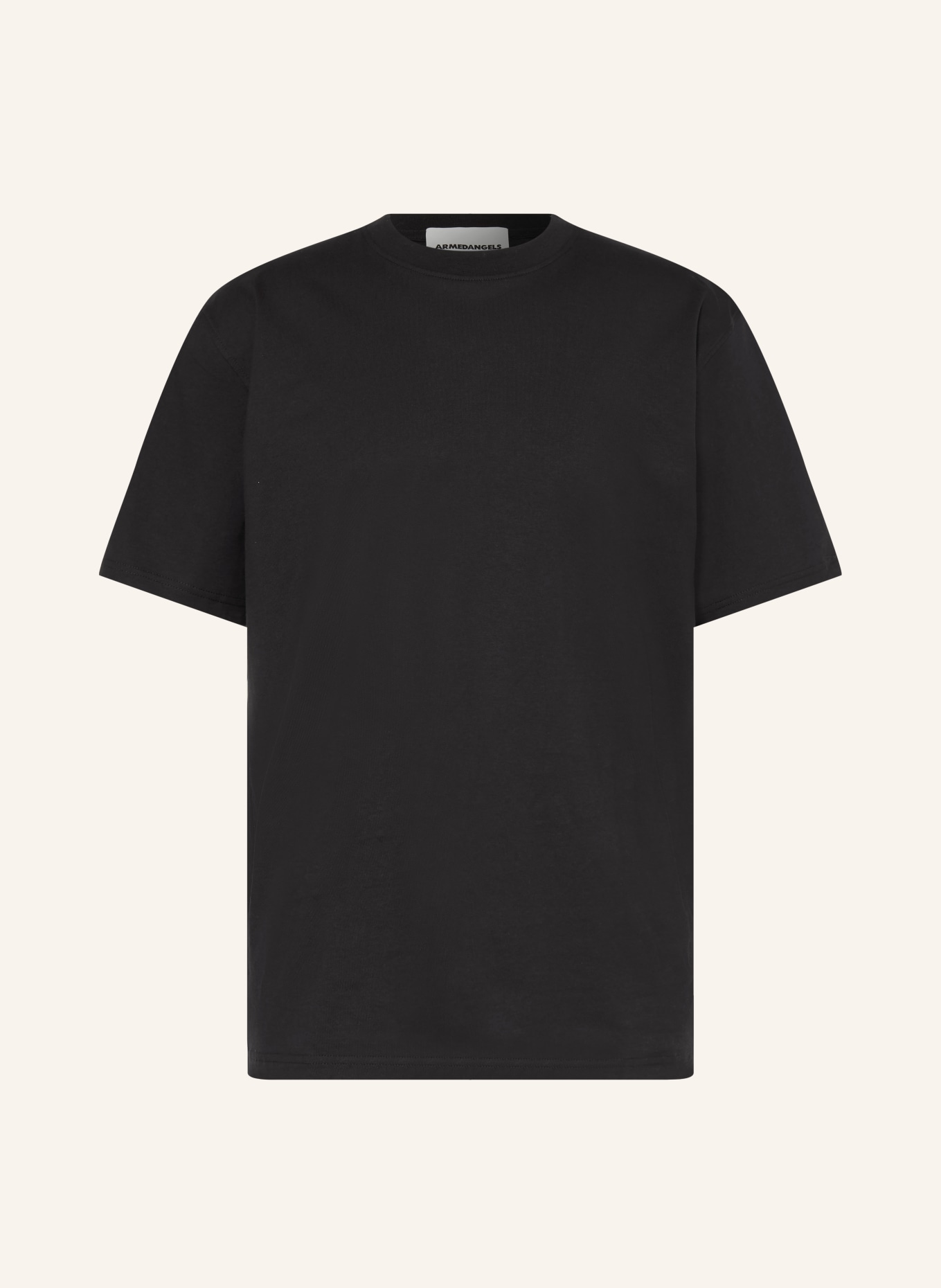 ARMEDANGELS T-shirt MAARKOS: ZWART