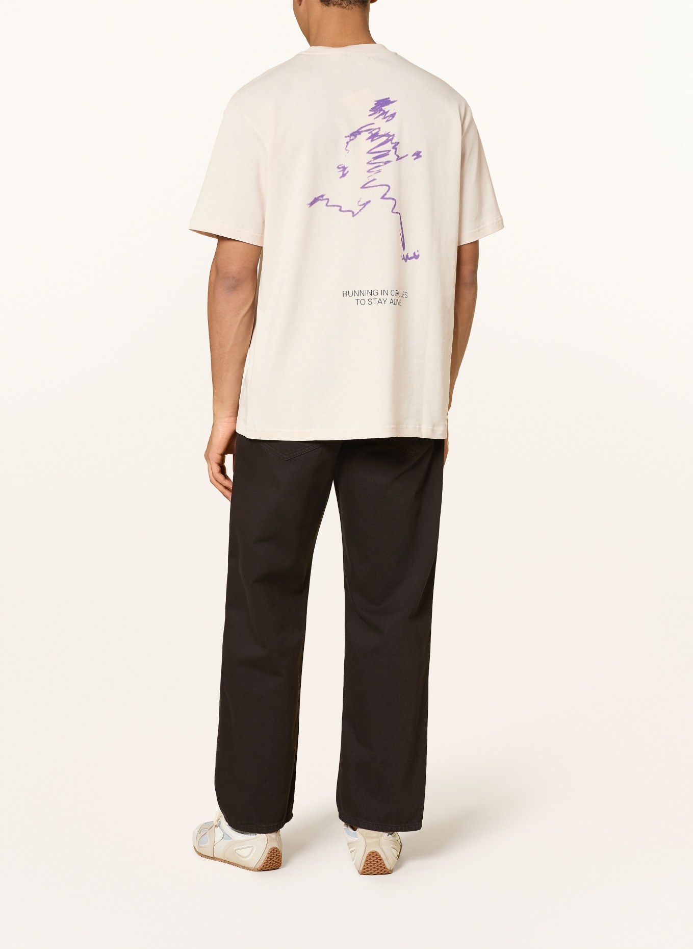 ARMEDANGELS MAARKOS T-shirt: ECRU