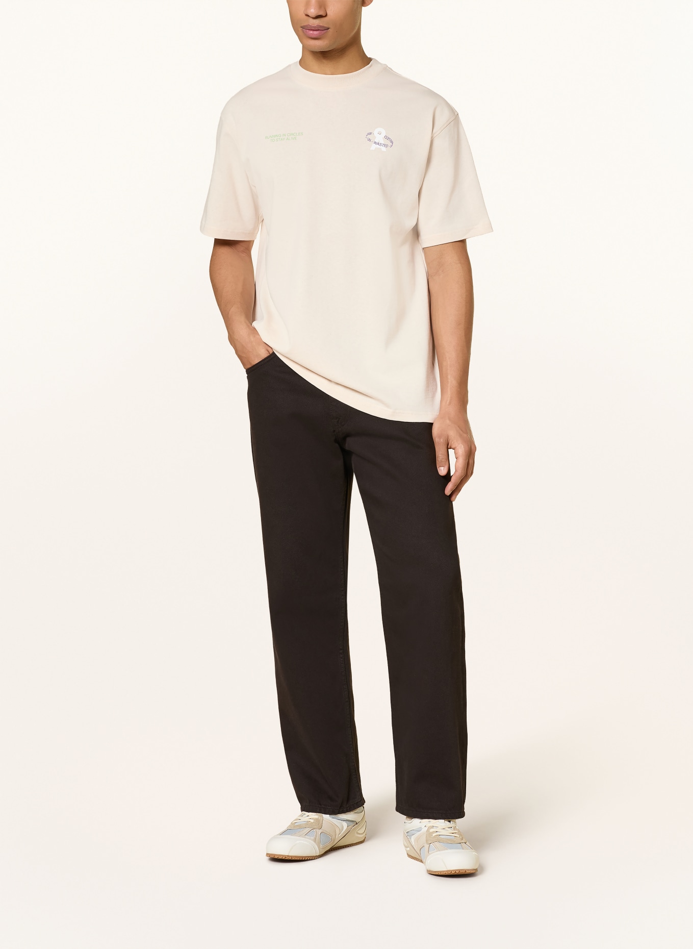 ARMEDANGELS MAARKOS T-shirt: ECRU