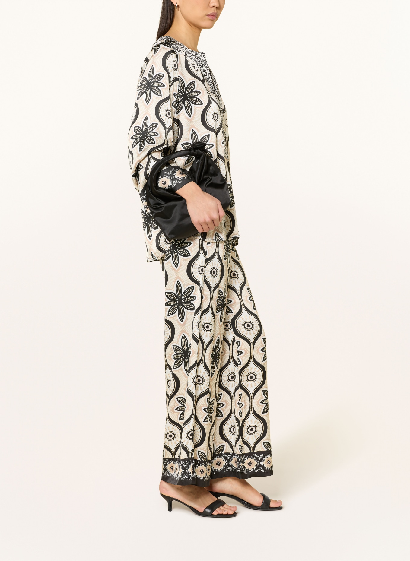 Grace Pantalon Marlene: BEIGE / BLANC / NOIR