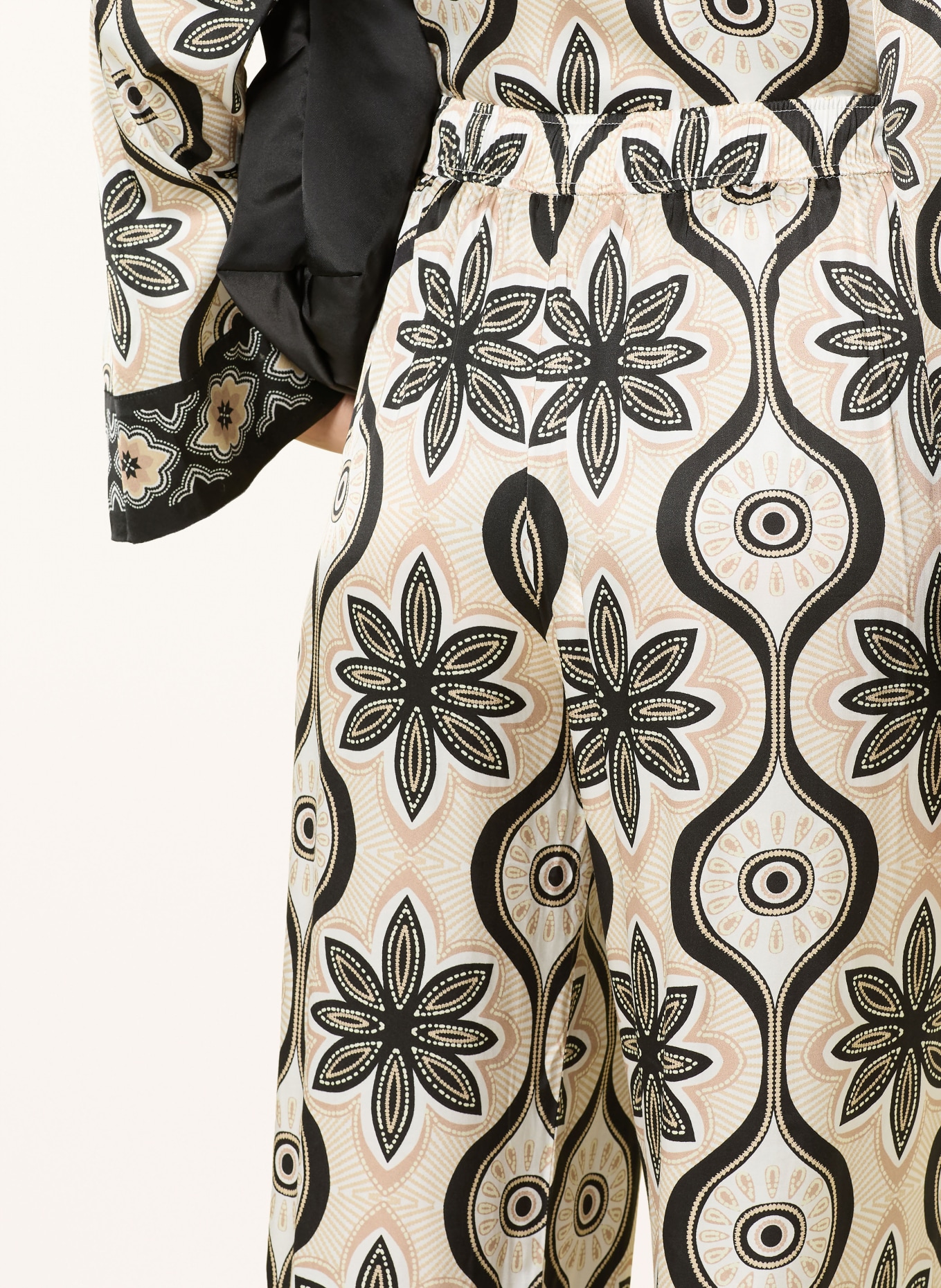 Grace Pantalon Marlene: BEIGE / BLANC / NOIR