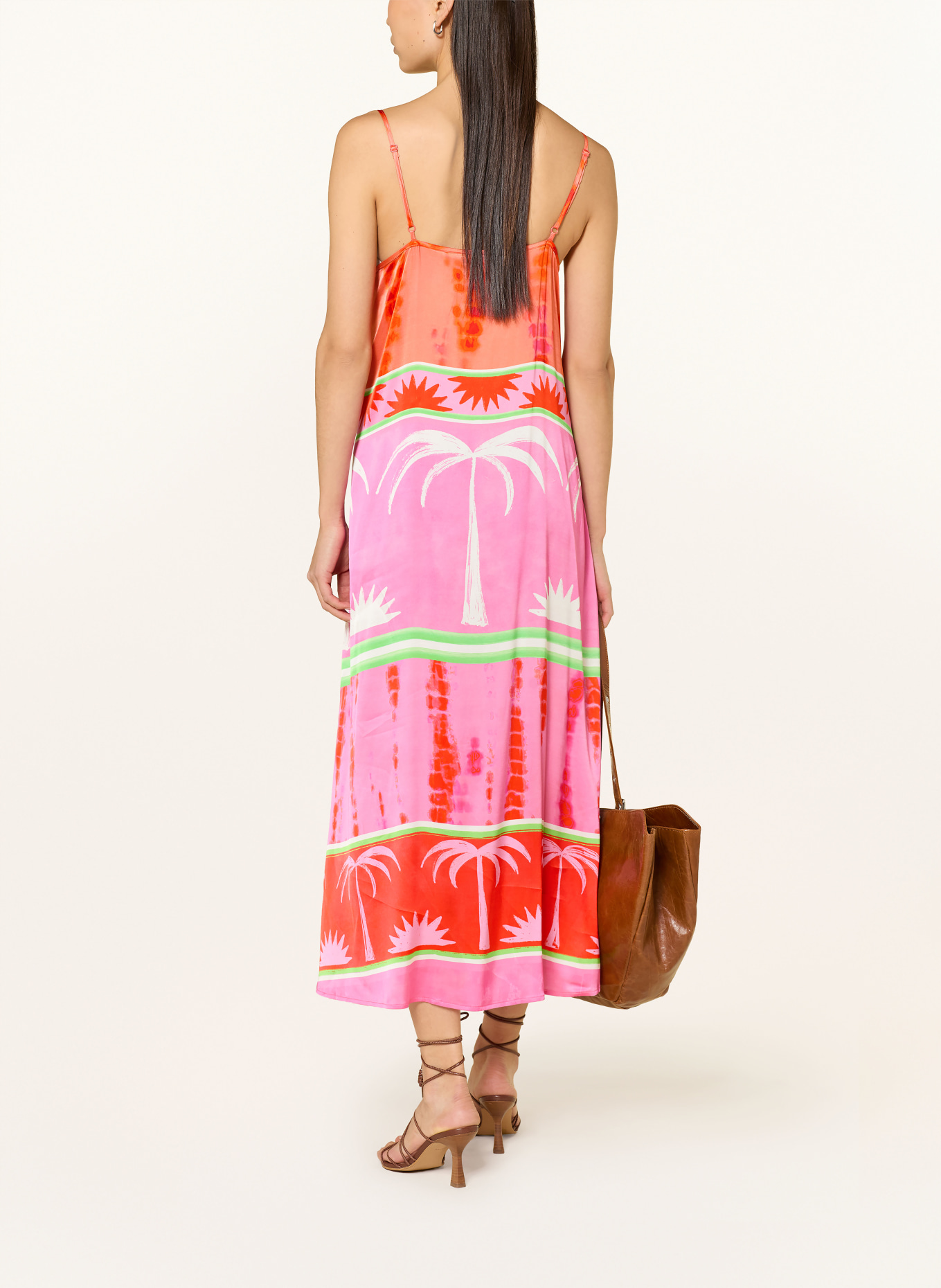 Grace robe: ROSE FUCHSIA / ORANGE / VERT