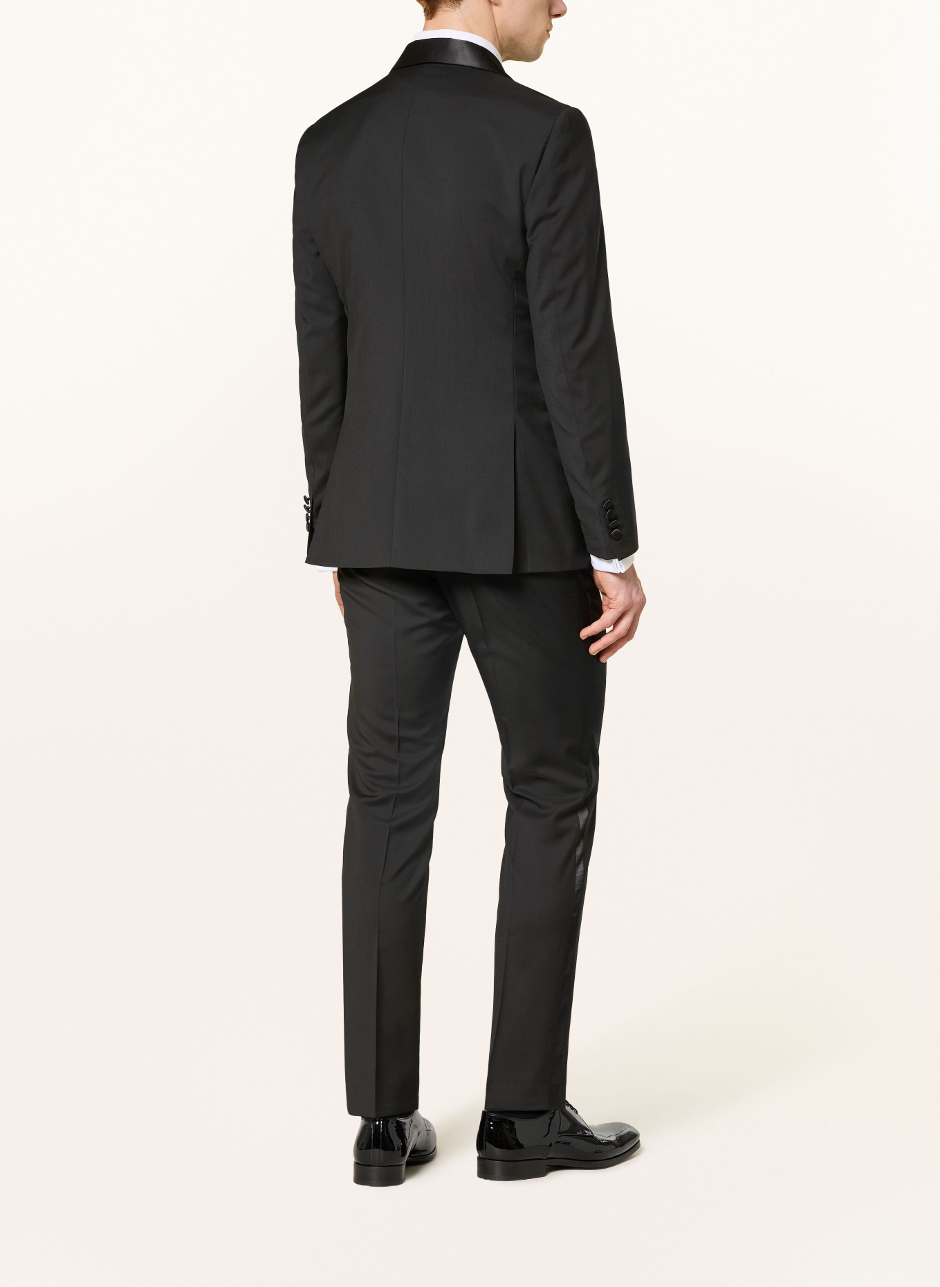 TIGER OF SWEDEN EASE SC slim fit tuxedo jacket: 050 BLACK