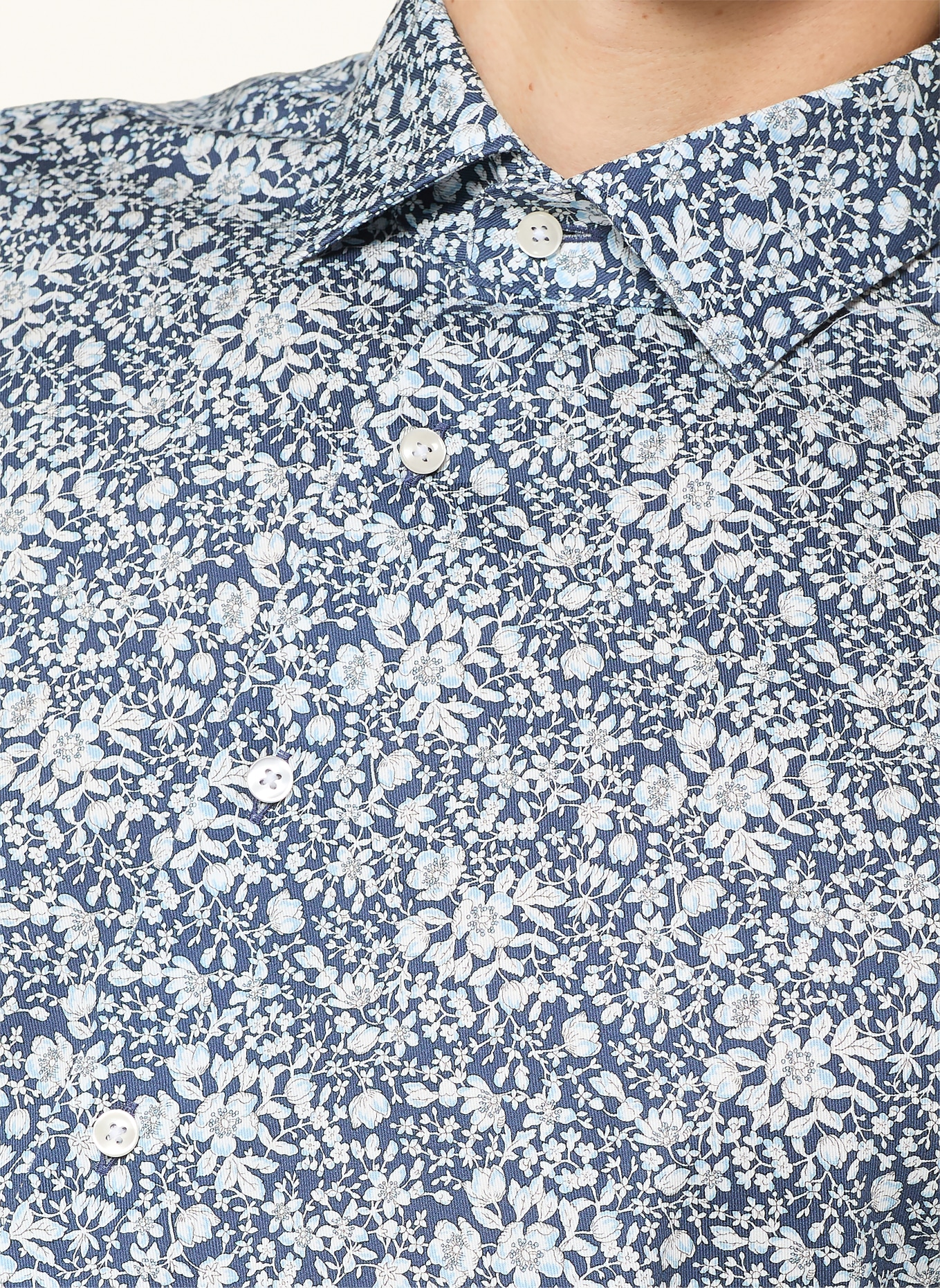 seidensticker Hemd Slim Fit: BLAU / HELLBLAU